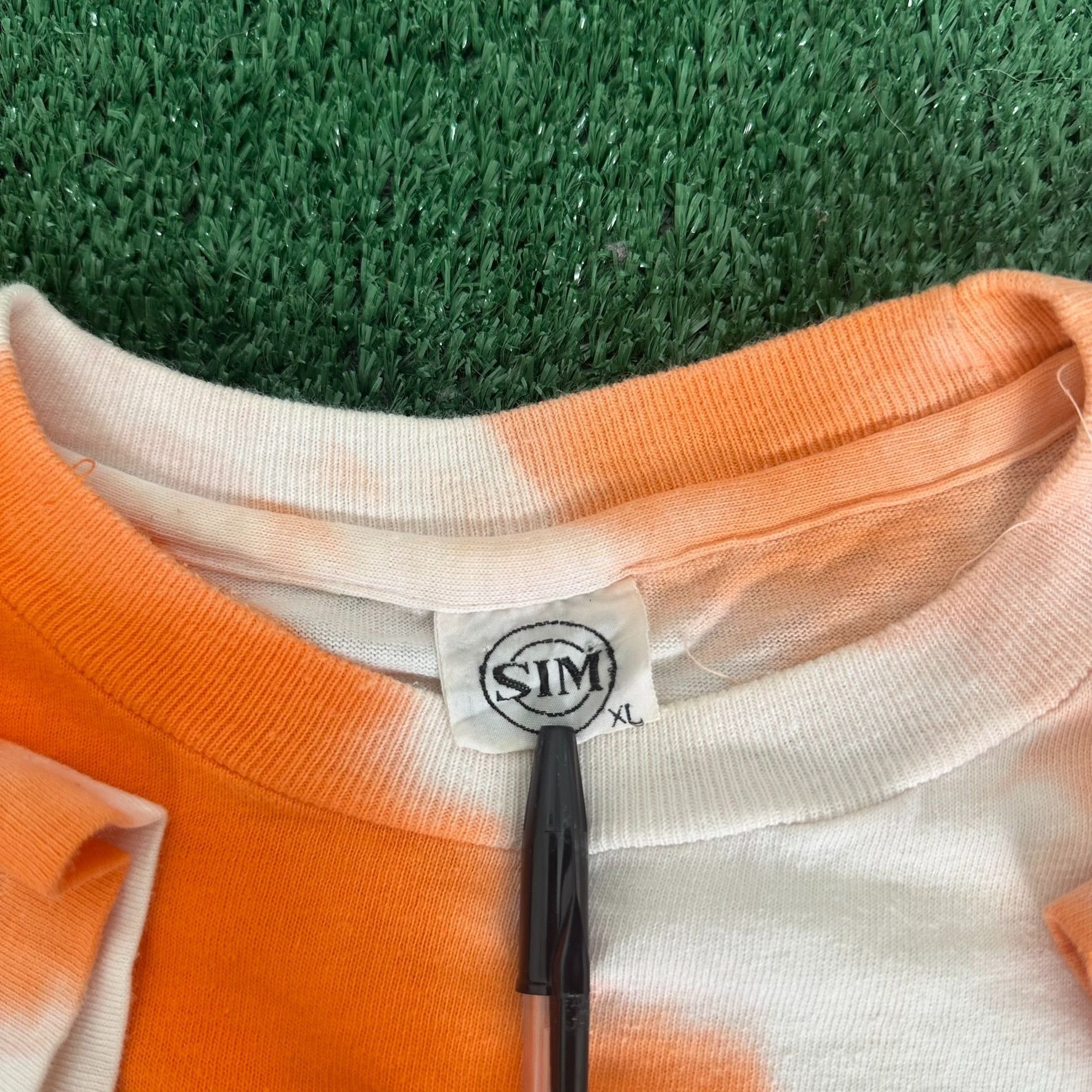 NCAA Vintage 90s Auburn University T-Shirt Single Stitch Tie Dye Size US L / EU 52-54 / 3 - 4 Thumbnail