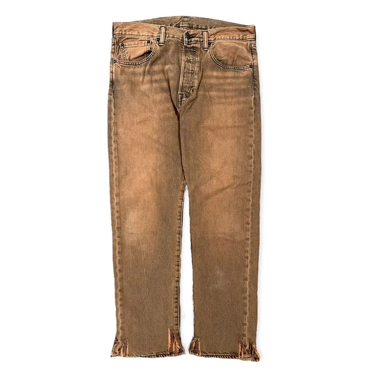 Levi's Orange Wash Levi’s 501 Size US 33 - 1 Thumbnail