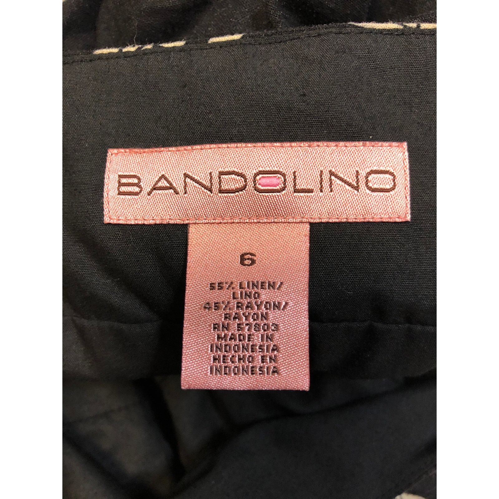Other Women’s Bandolina black and white neck tie dress Size M / US 6-8 / IT 42-44 - 4 Thumbnail