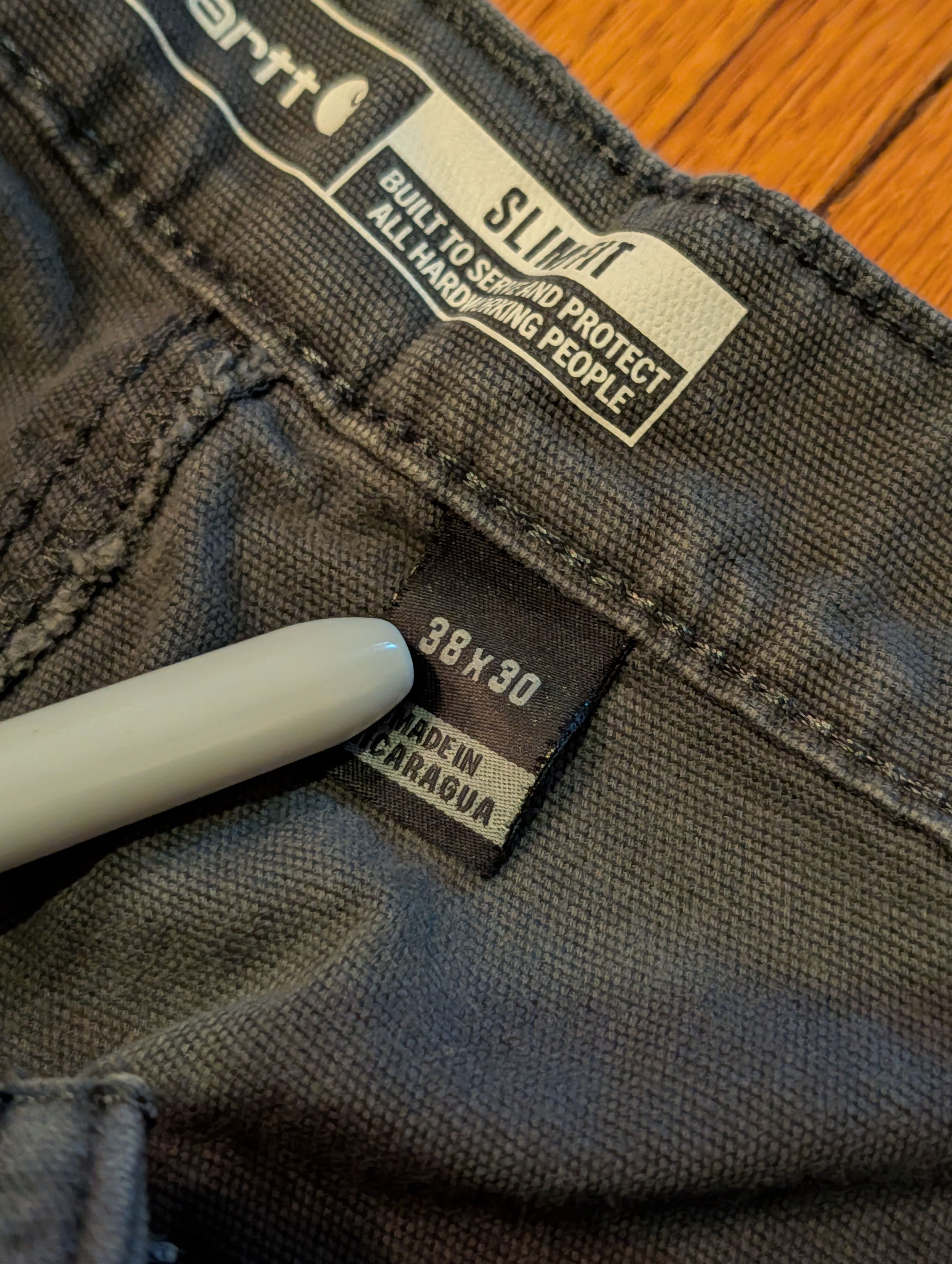 Carhartt Carhartt Relaxed Fit Canvas Carpenter Work Pants Men’s 38x30 Size US 38 / EU 54 - 5 Thumbnail