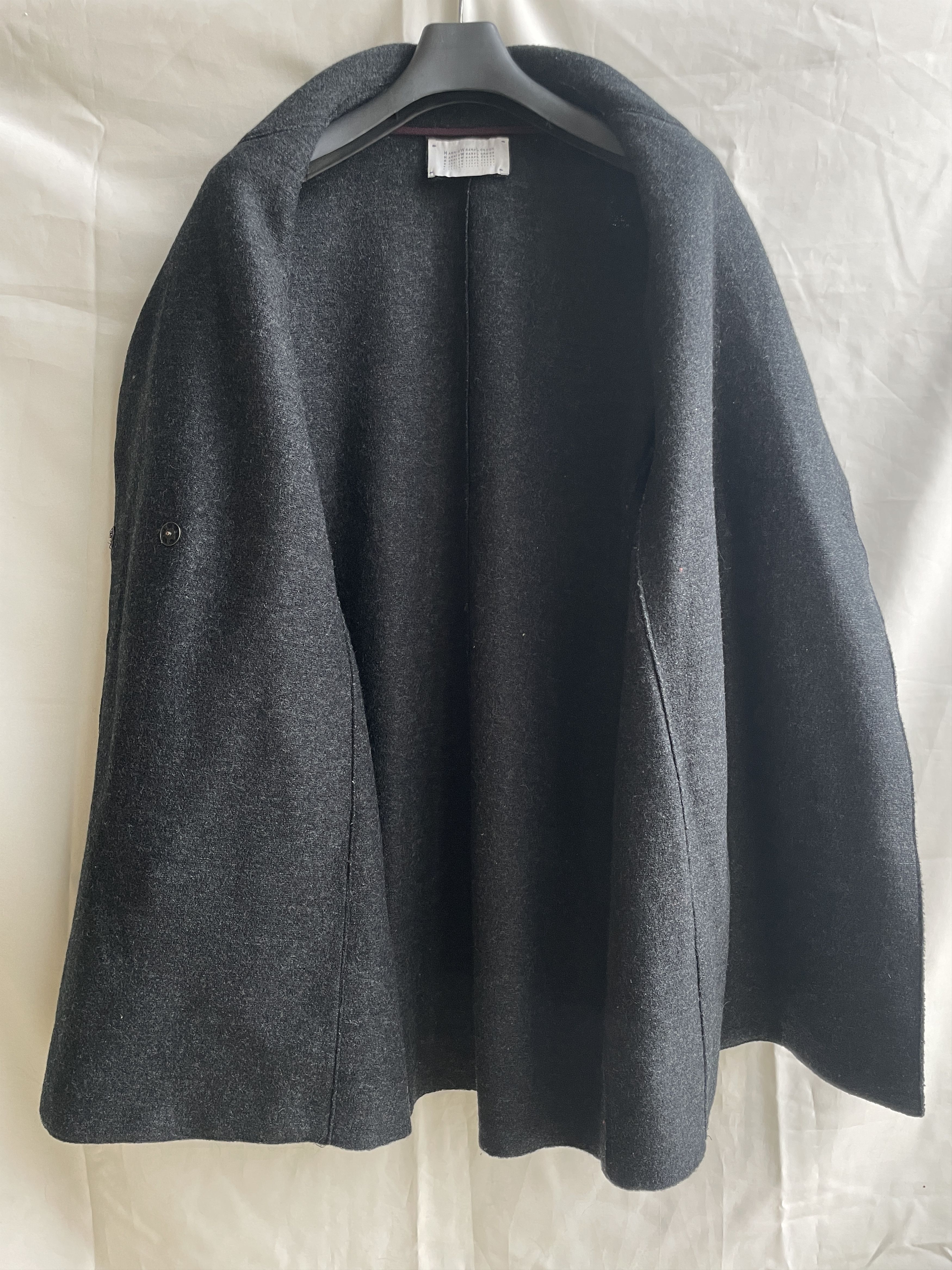 Harris Wharf London Harris Wharf London Womens Boiled Wool Coat Size M Size M / US 6-8 / IT 42-44 - 3 Thumbnail