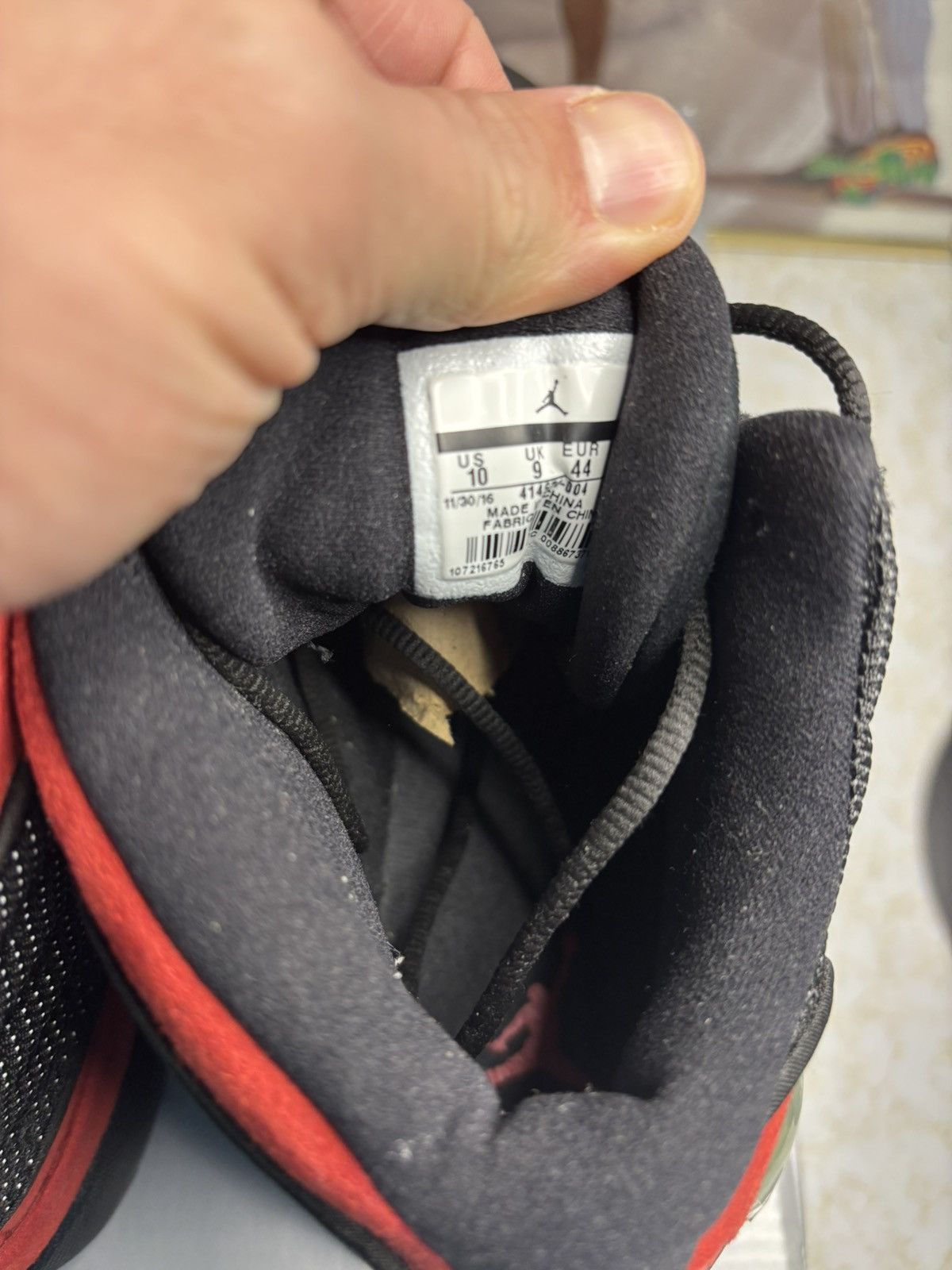Jordan Brand Air Jordan 13 Retro 2017 Bred 2017 Size US 10 / EU 43 - 6 Thumbnail