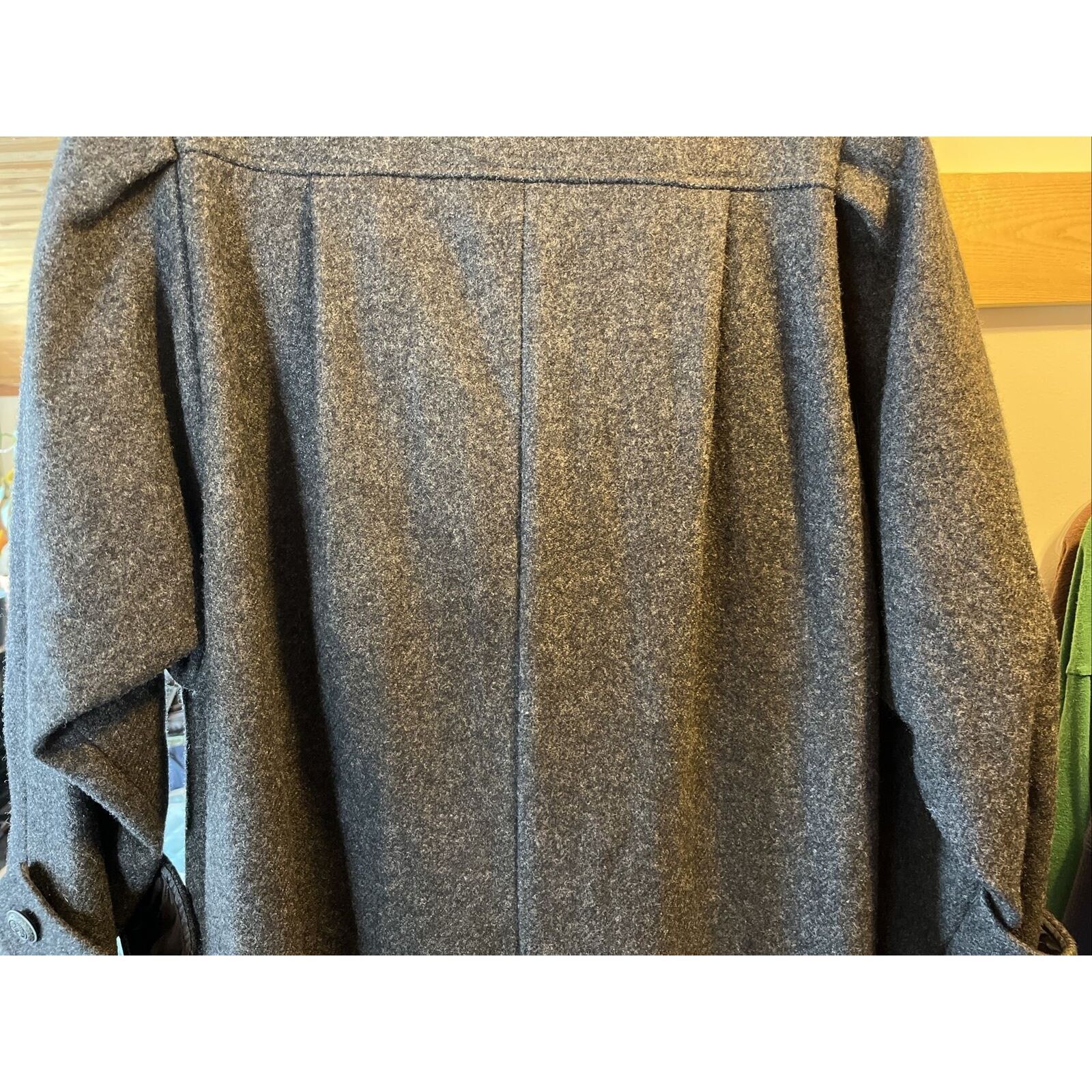 Other Jofeld Vintage Women’s Gray Wool Nylon Button Coat Sz 22x45 Size L / US 10 / IT 46 - 21 Thumbnail