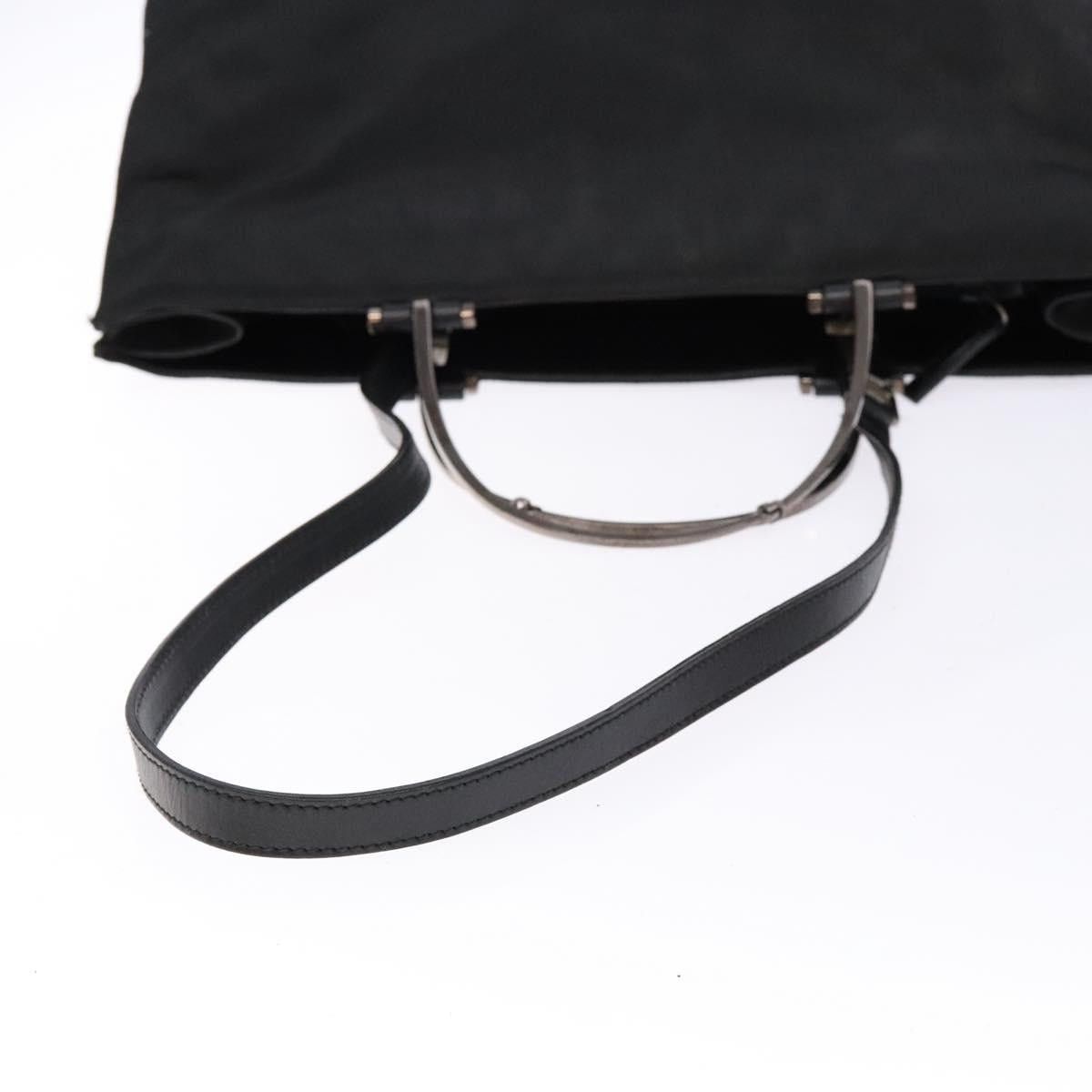 Gucci GUCCI Hand Bag Nylon Black Silver 002 1028 002 1028 Size ONE SIZE - 9 Thumbnail