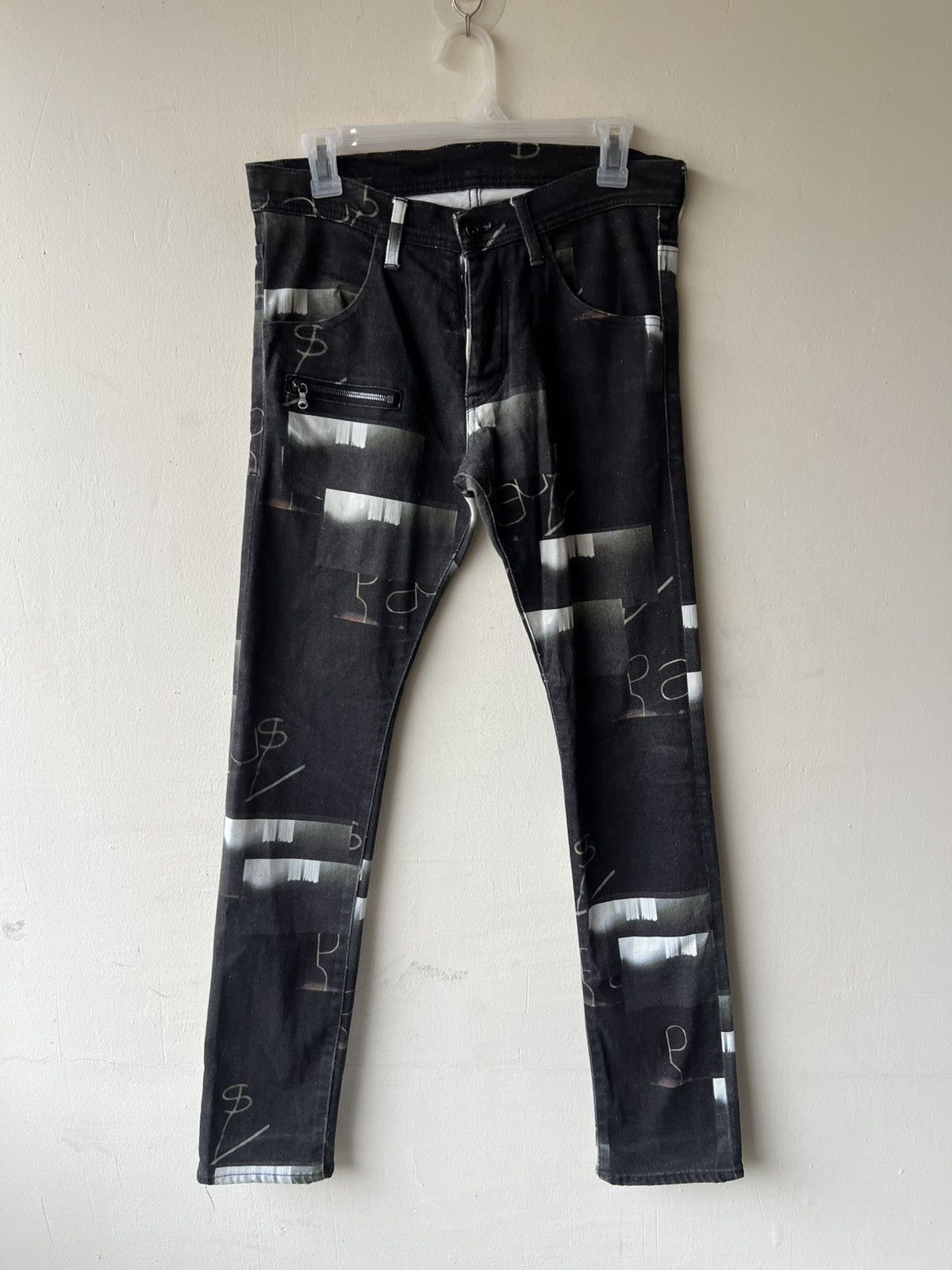 SHAREEF Vintage Shareef Japan All Printed Denim Jeans Size US 29 - 16 Thumbnail