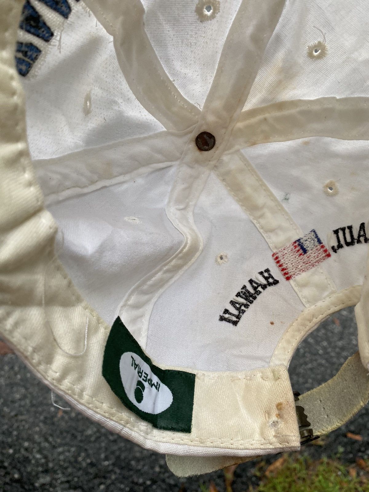Vintage Vintage 70s rare Kaanapali golf flag Maui Hawaii Adjustable Size ONE SIZE - 5 Thumbnail