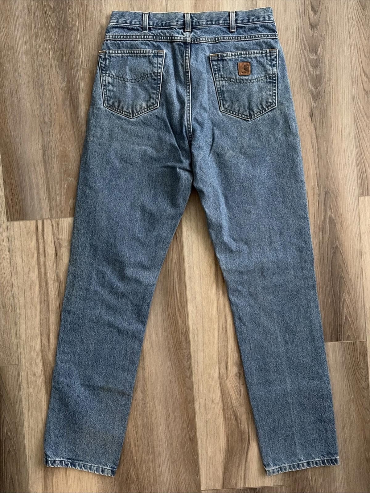 Carhartt Carhartt Dungaree Fit Carpenter Jeans Mens Size 34x36 Blue Size US 38 / EU 54 - 6 Thumbnail