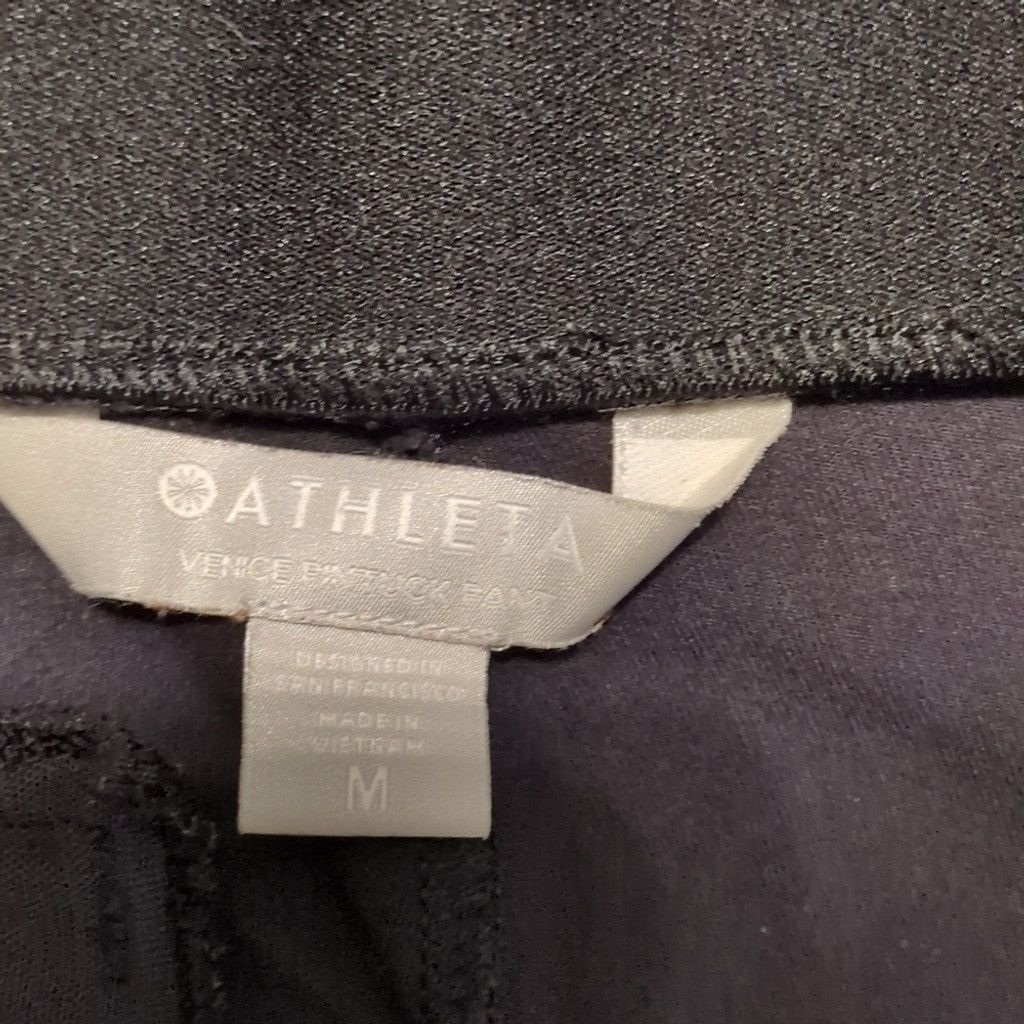 Athleta Athleta Black The Venice Pintuck Pants Size Medium Size 30" / US 8 / IT 44 - 6 Thumbnail