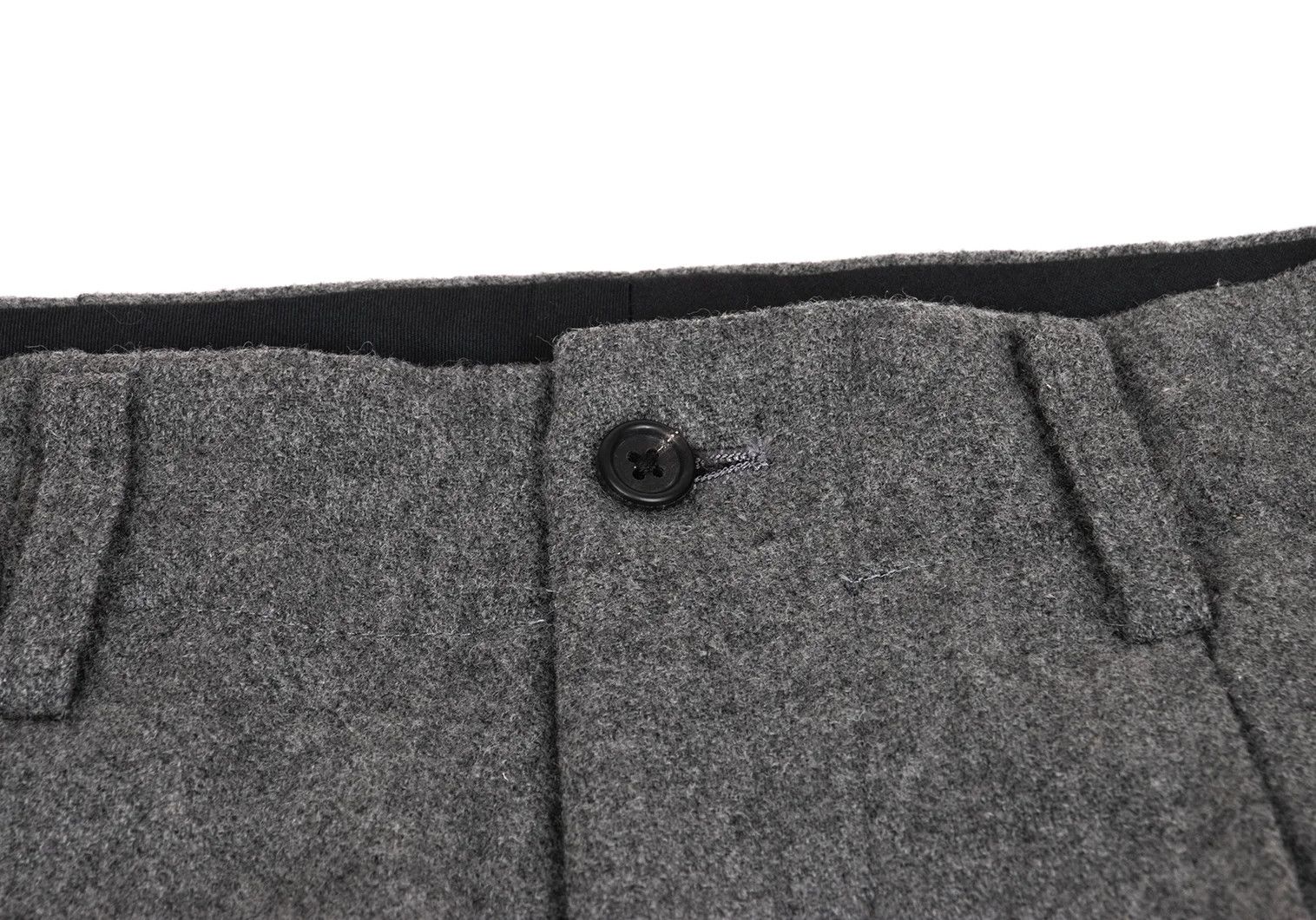 Yohji Yamamoto Yohji Yamamoto Felt Wool Tapered Pants Size US 36 / EU 52 - 4 Thumbnail
