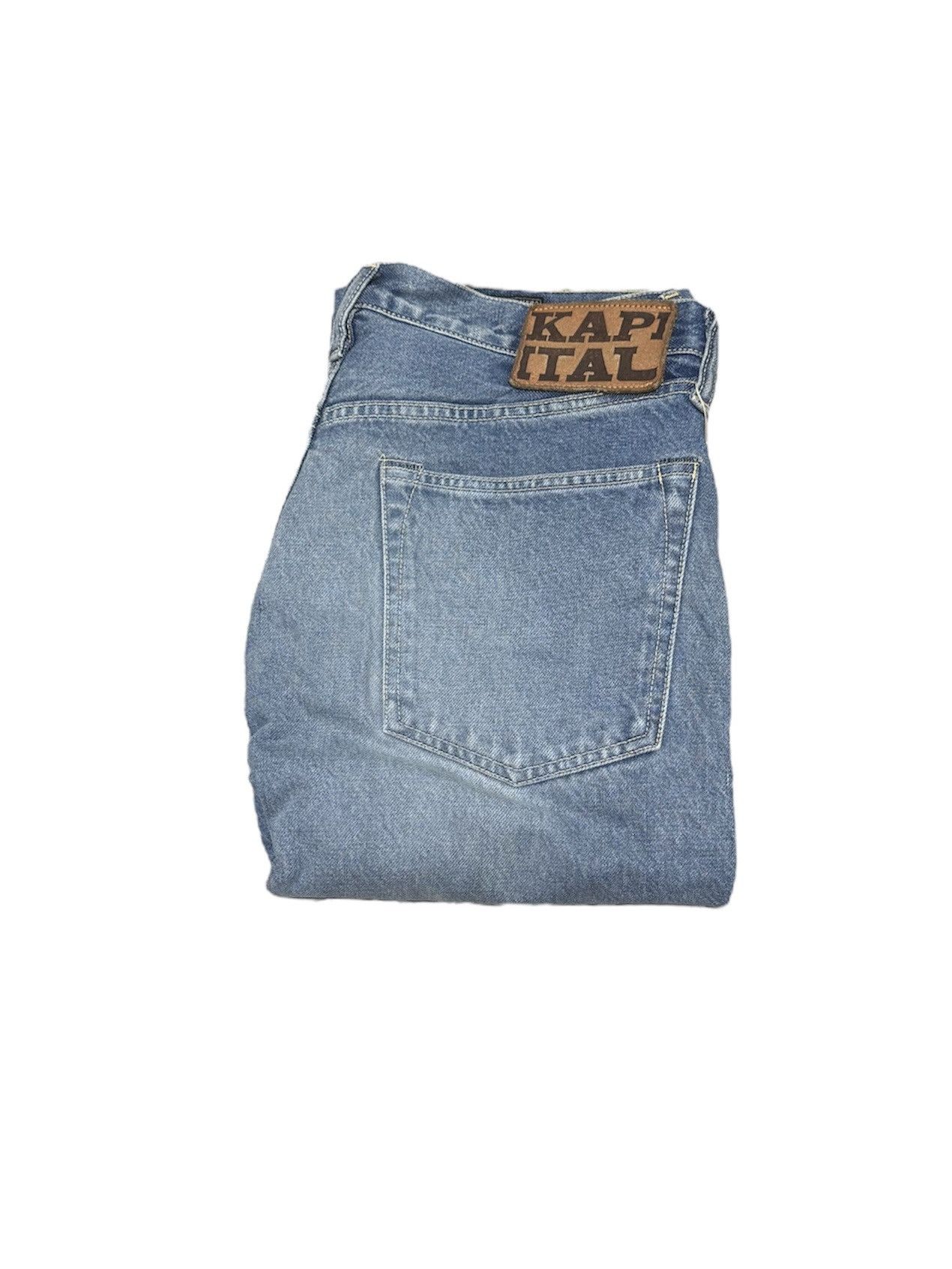 Kapital KAPITAL 14oz Denim 5P Monkey CISCO Studs Remake Size US 32 / EU 48 - 3 Thumbnail