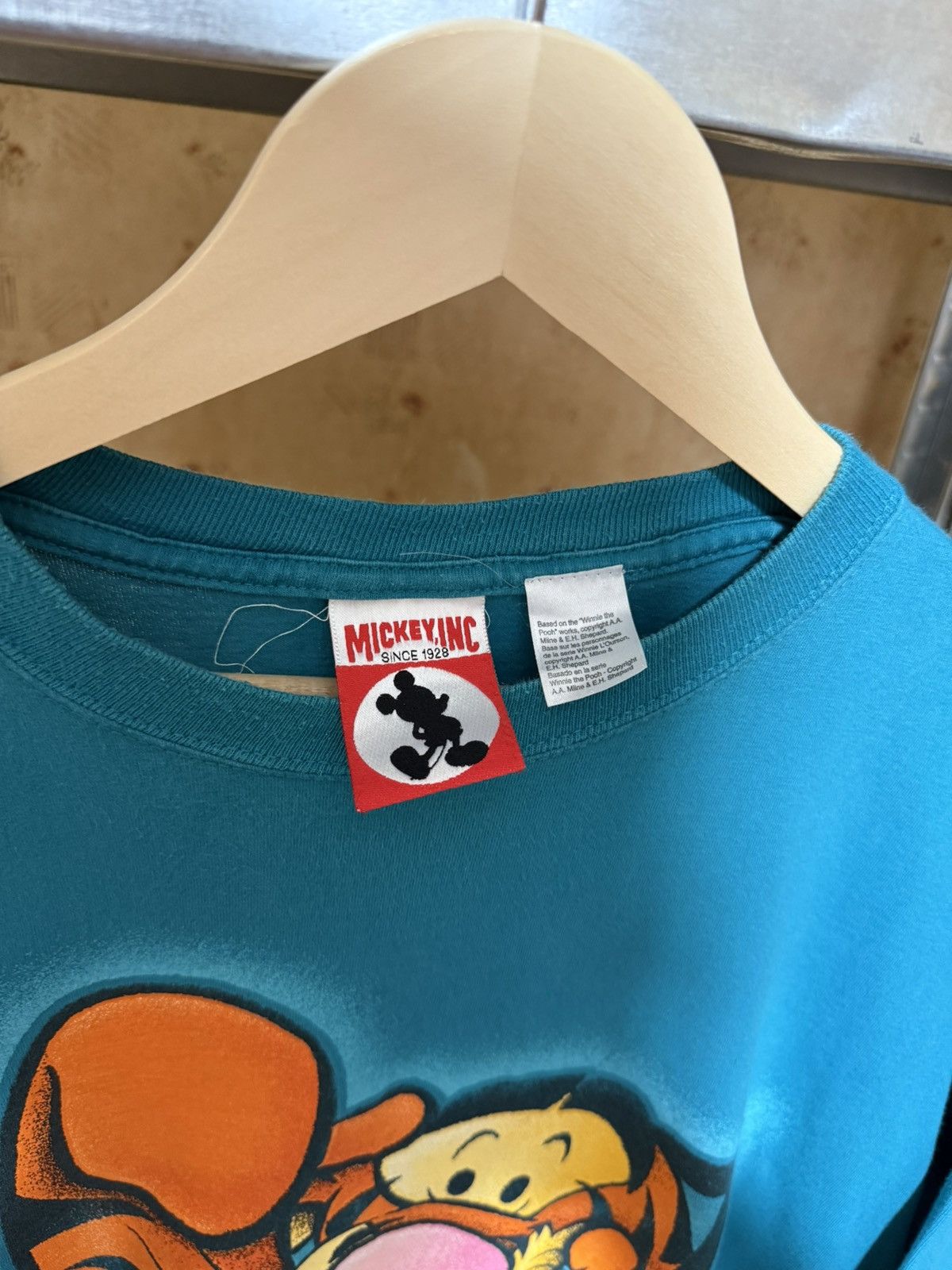 Disney × Vintage Vintage 90s Walt Disney Tigger made in USA t-shirt Y2K Hype Size US L / EU 52-54 / 3 - 4 Thumbnail