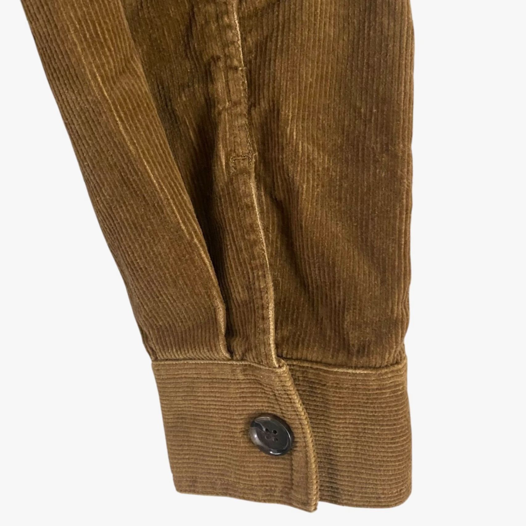Banana Republic VINTAGE Banana Republic Corduroy Shirt Jacket Womens Large Brown Long Sleeve Button Front Pockets Fall Winter Size L / US 10 / IT 46 - 7 Thumbnail