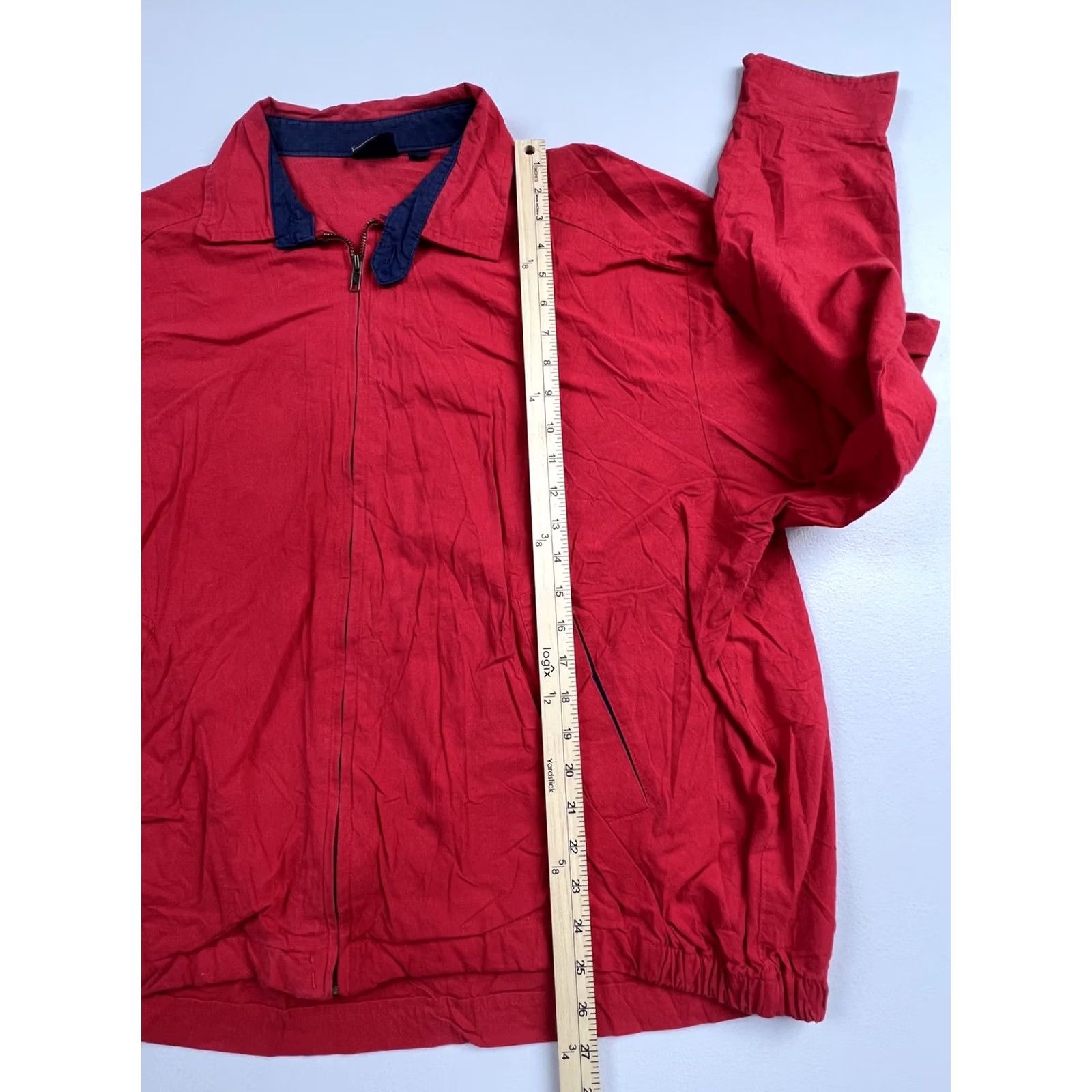 Vintage VINTAGE King Louie Jacket Mens XL Red Cotton Windbreaker Full Zip Made USA Size US XL / EU 56 / 4 - 6 Thumbnail