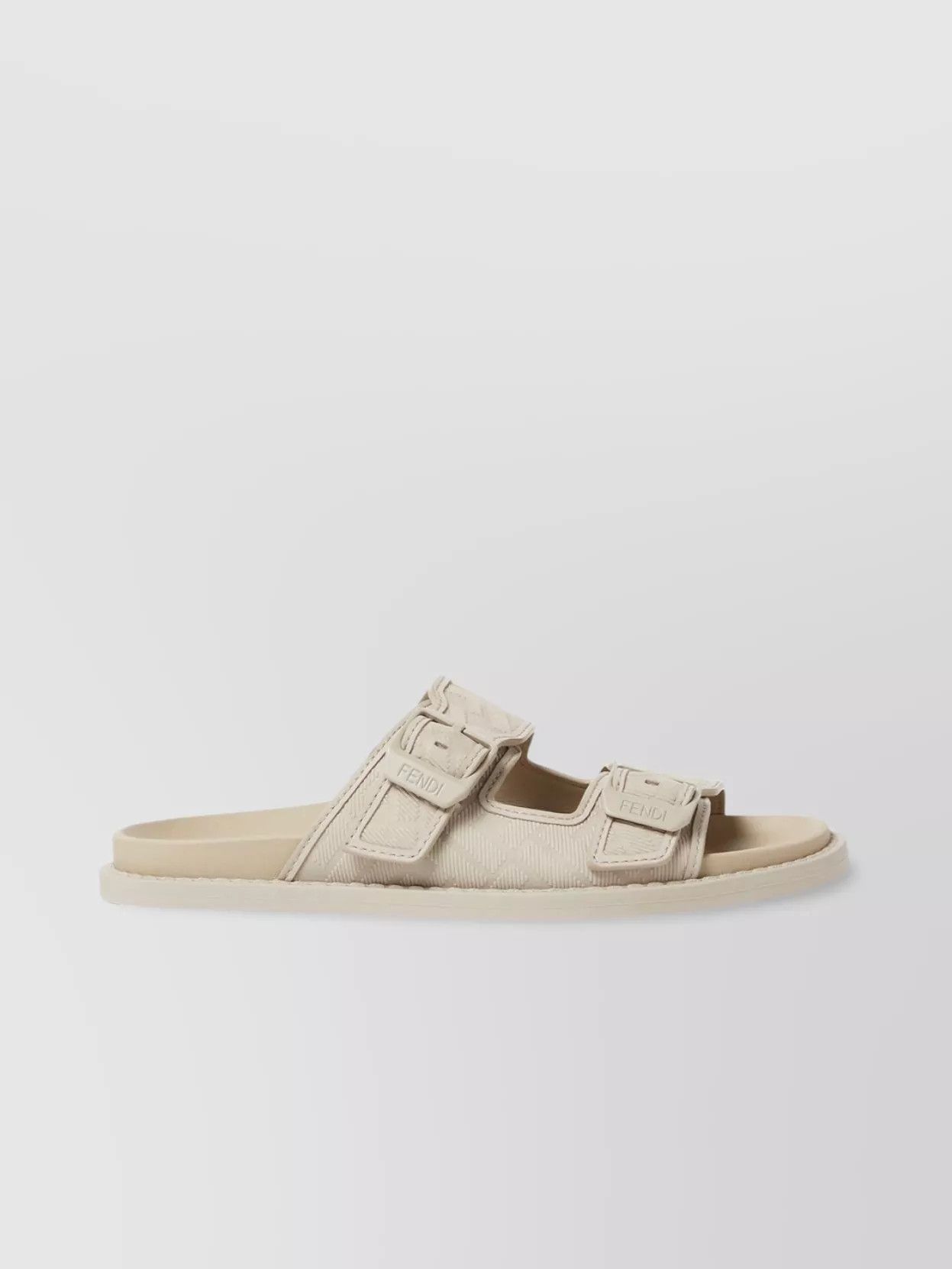 Fendi o1s1wg110526 Fendi Feel Sandals in Beige Size US 7.5 / EU 40-41 - 1 Thumbnail
