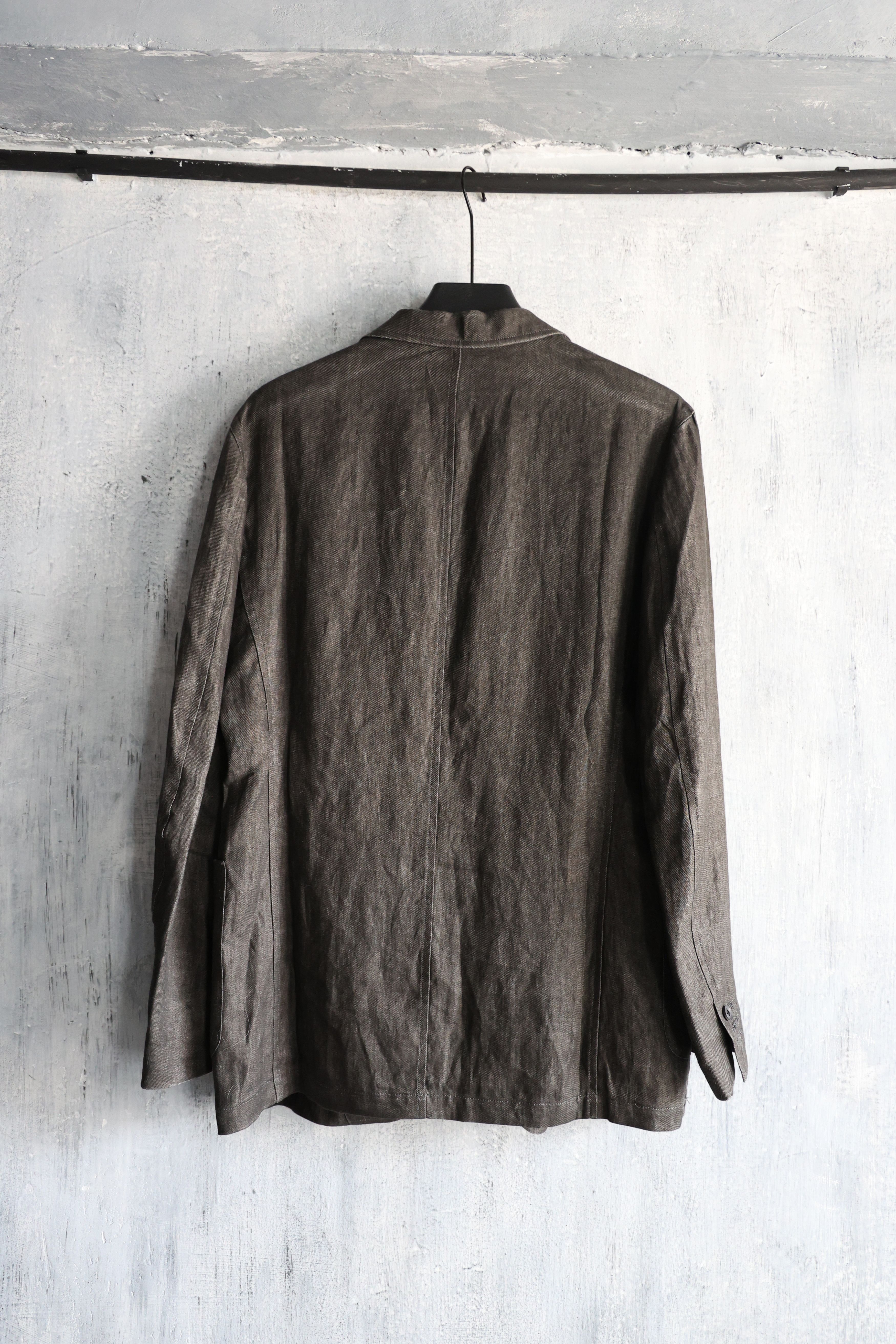 Yohji Yamamoto yohji yamamoto pour homme blazer jacket top linen Size US M / EU 48-50 / 2 - 7 Thumbnail