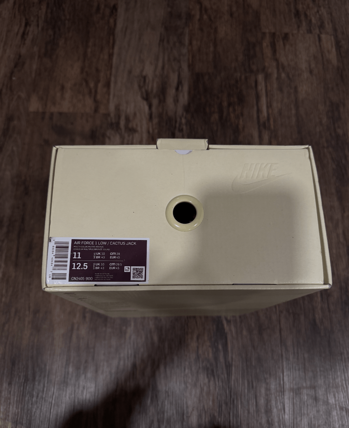 Nike × Travis Scott Travis Scott x Air Force 1 Low 'Cactus Jack' Size US 11 / EU 44 - 9 Thumbnail