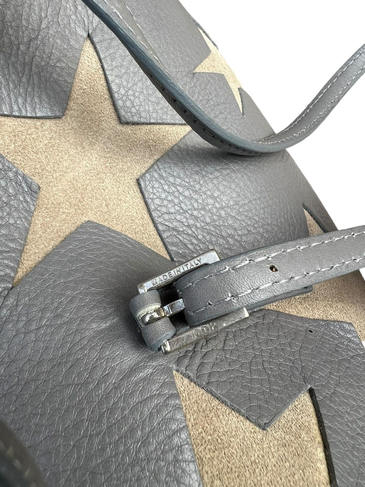 Leather Handmade Amantes Amentes Stars Patina Leather Tote Bag Size ONE SIZE - 20 Thumbnail