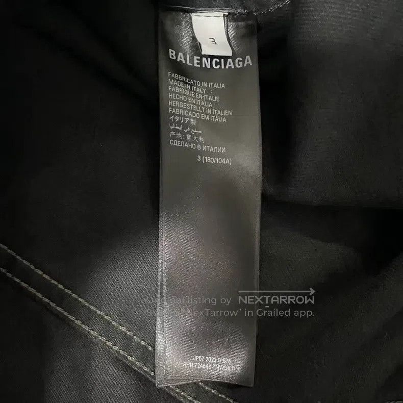 Balenciaga Balenciaga Spray-painted graffiti jacket Size US L / EU 52-54 / 3 - 4 Thumbnail