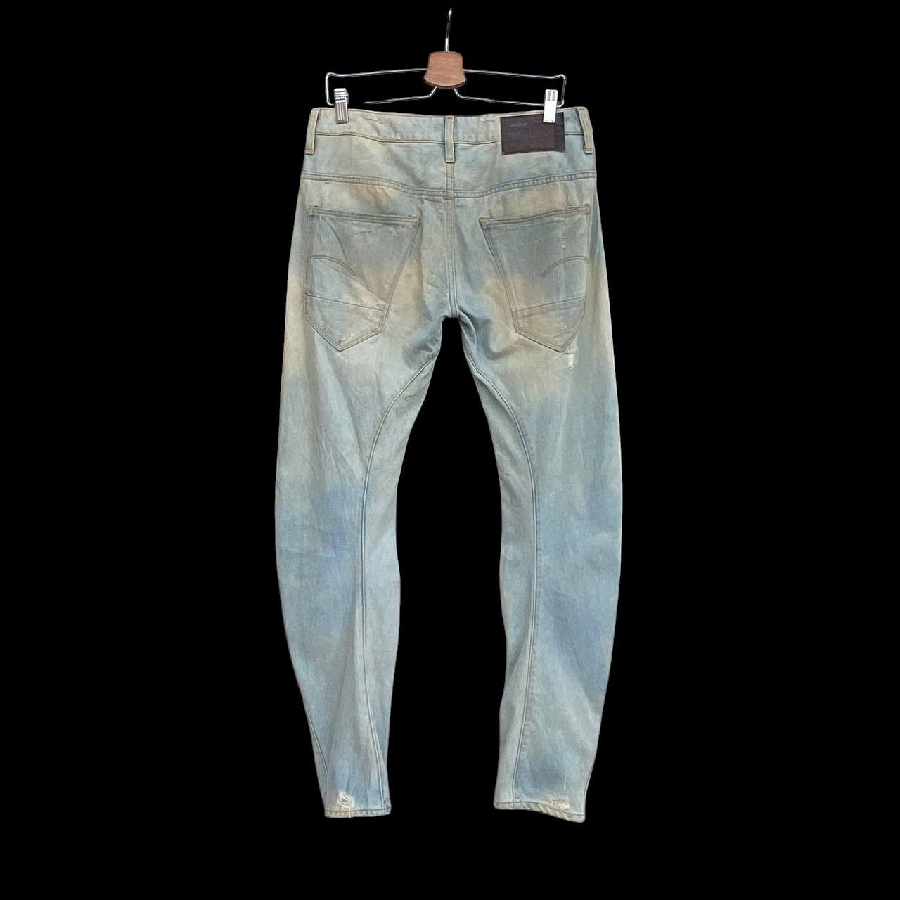 G-Star VTGE GSTAR DISTRESSED JEAN RUSTY WASH ASSYMETRIC LEG SLIMFIT Size US 30 / EU 46 - 11 Thumbnail