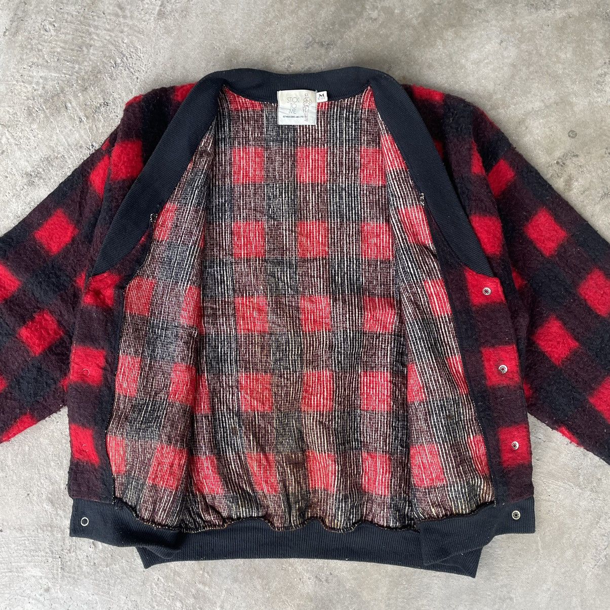 Japanese Brand 🔥🔥🇯🇵Stick To Me Olympic Berlin Red Tartan Crop Cardigans Size US M / EU 48-50 / 2 - 12 Thumbnail