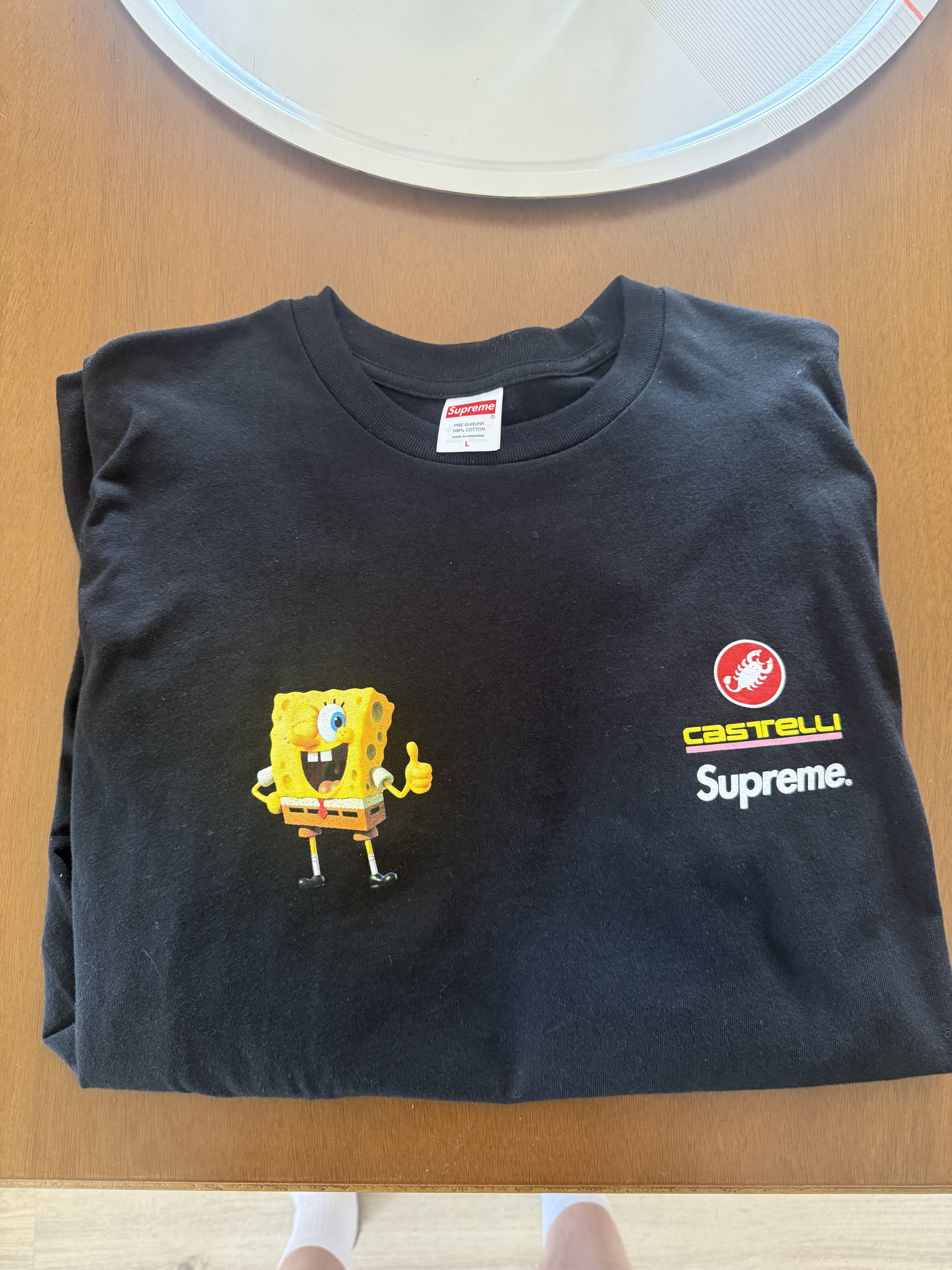 トップス L SpongeBob Castelli Racing L/S Tee Supreme SpongeBob SquarePants Castelli Racing L S Tee (SS25