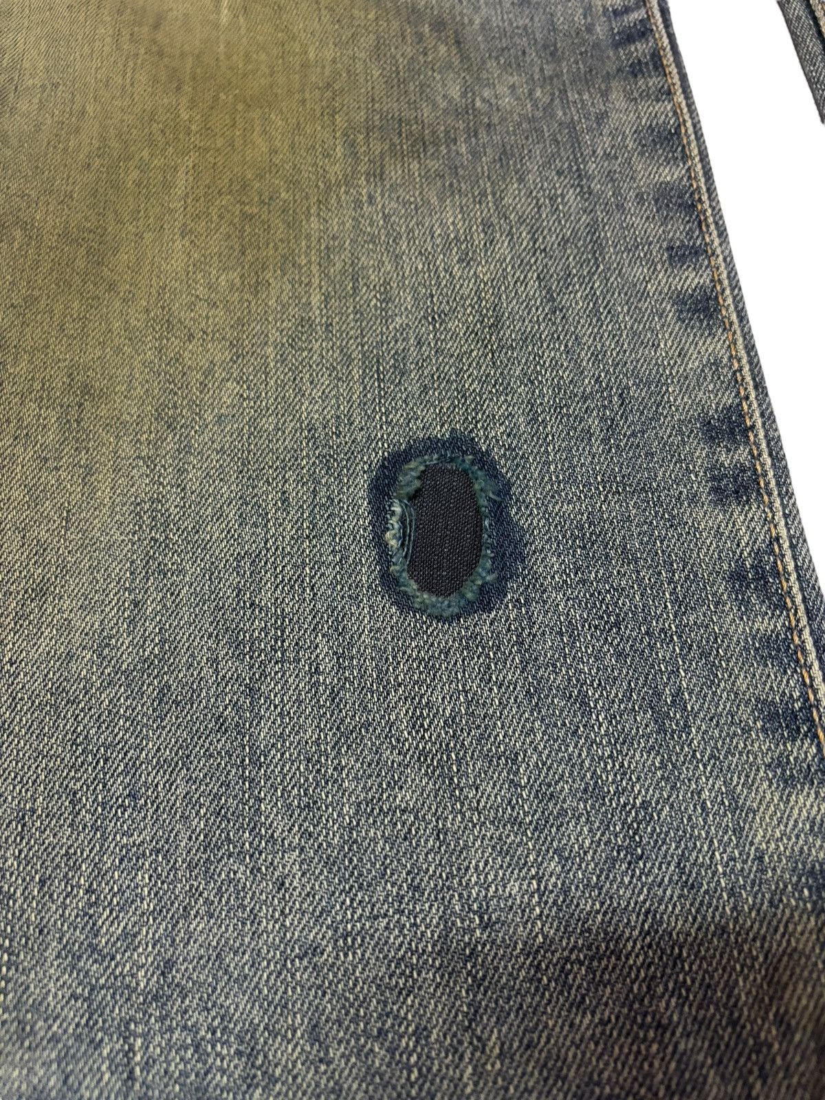 Edwin Vtg Edwin Japan 503 Mud Washed Distressed Jeans Size US 29 - 6 Thumbnail