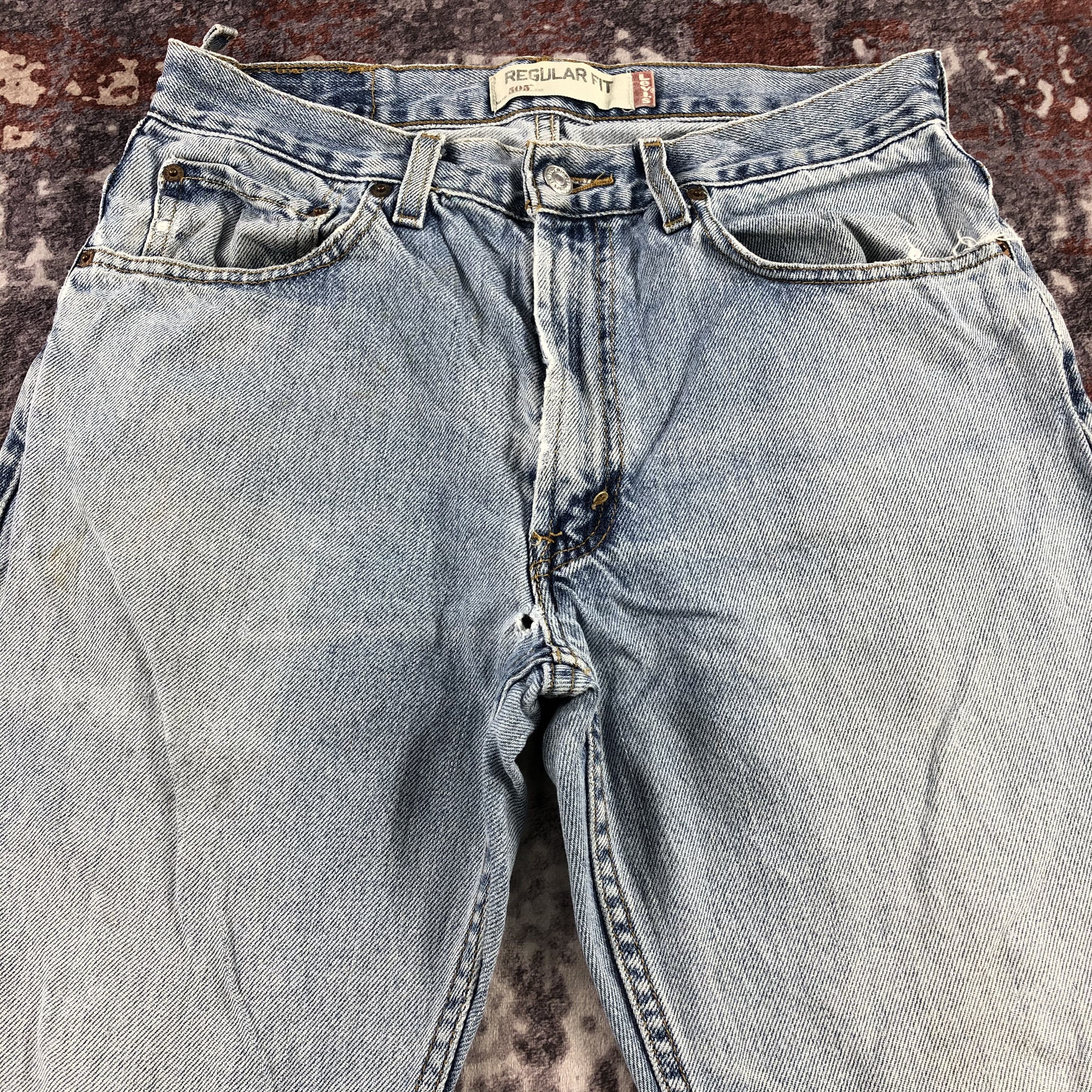 Levi's × Vintage Vintage Blue Wash Levis 505 Jeans-JM3135 Size US 30 / EU 46 - 3 Thumbnail