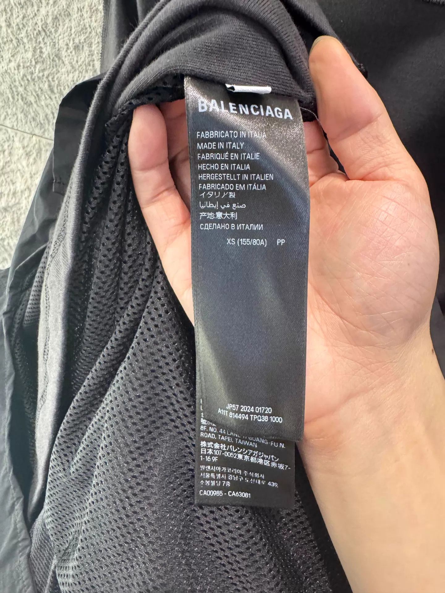 Balenciaga Balenciaga New Short-Sleeve Waist Elastic Jumpsuit Size XS / US 0-2 / IT 36-38 - 3 Thumbnail
