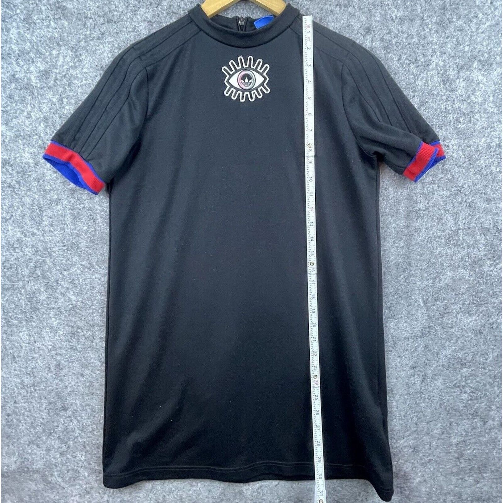 Adidas Adidas Dress Womens Small Black Evil Eye Athletic Sporty Size S / US 4 / IT 40 - 5 Thumbnail