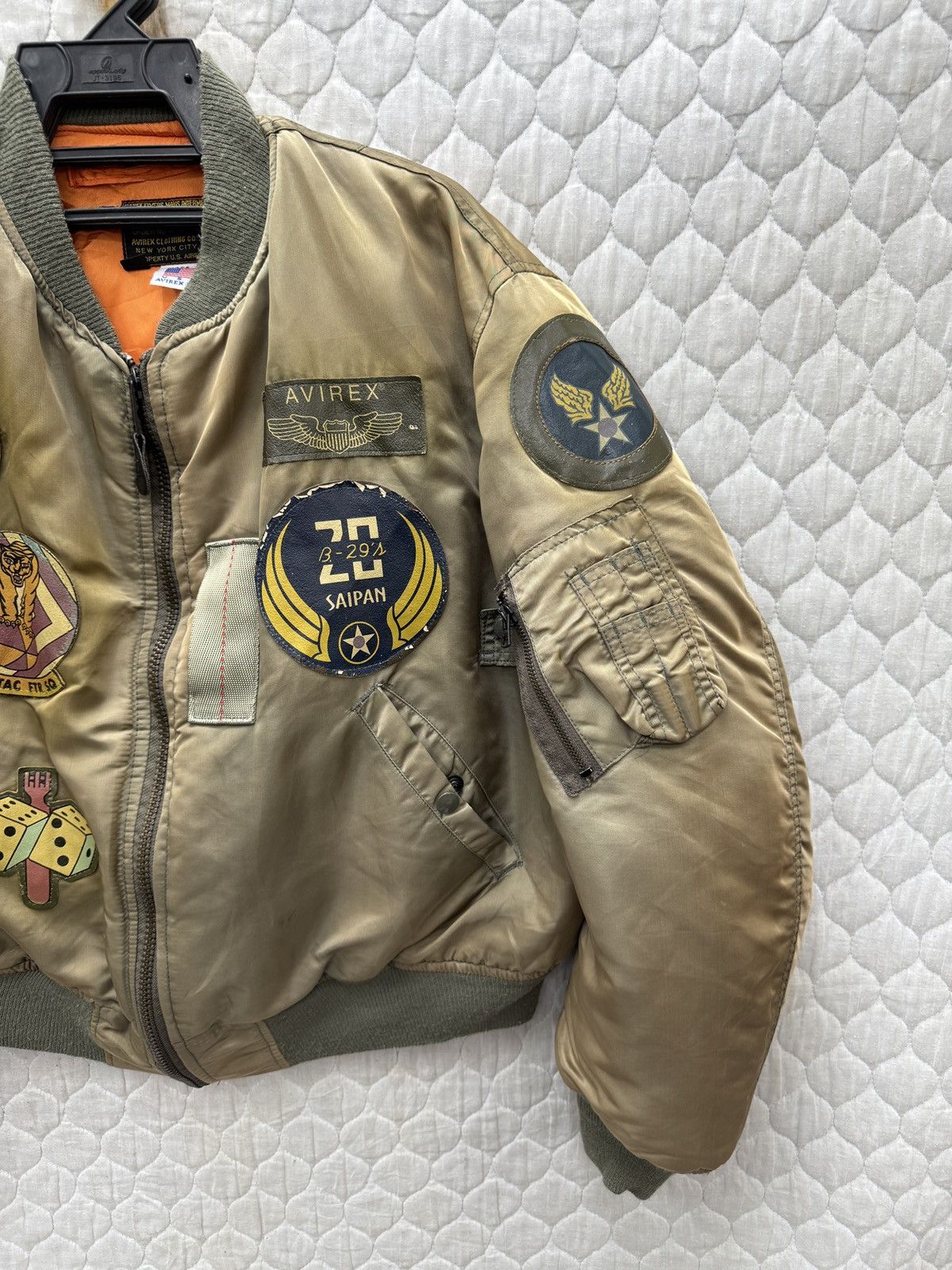Avirex 💥🔥💥ARCHIVE VTG AVIREX MA1 BOMBER JACKET Size US L / EU 52-54 / 3 - 19 Thumbnail