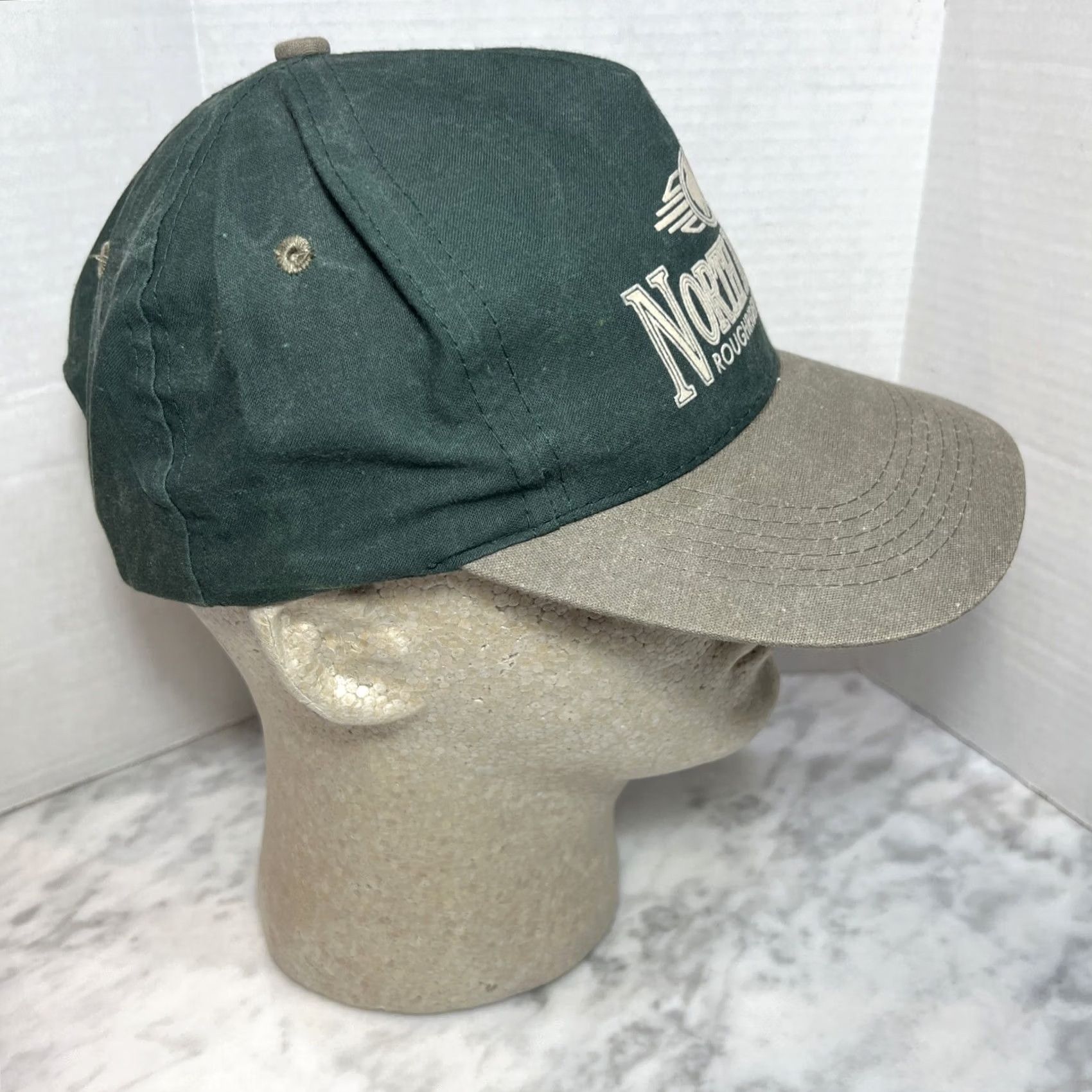 Katin VINTAGE Kati Sportswear North Dakota Roughrider Country Hat Adjustable Snapback Green Outdoor Men Size ONE SIZE - 5 Thumbnail