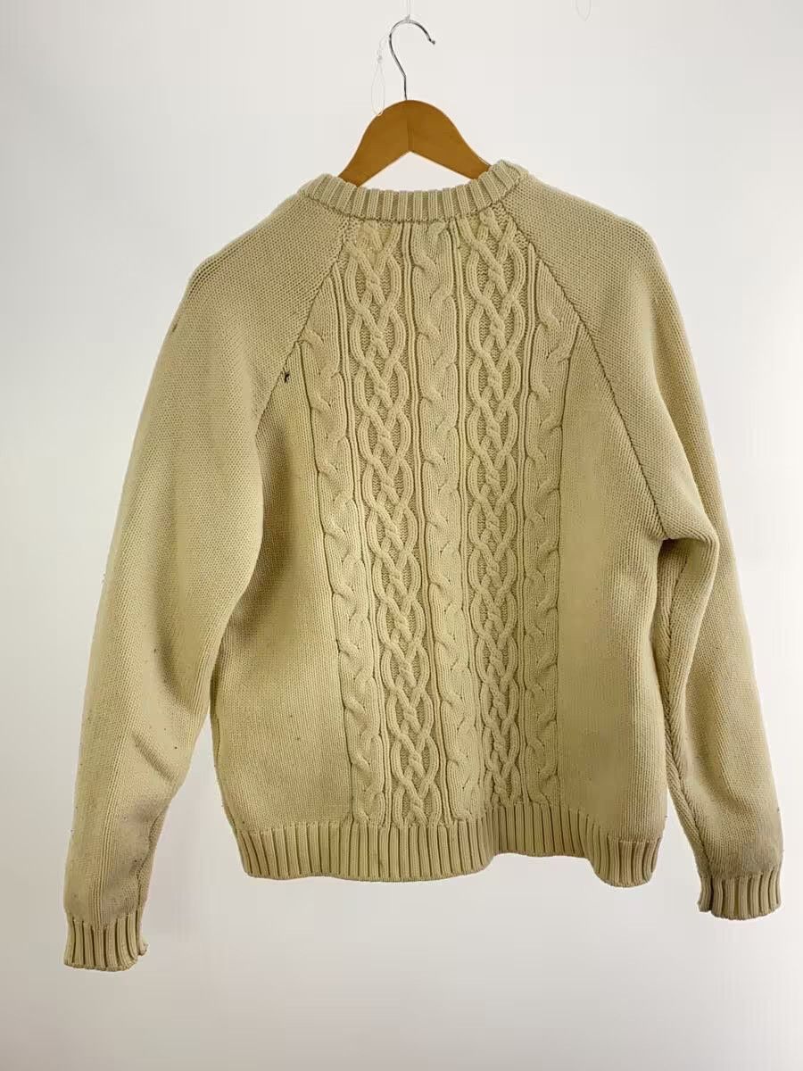 Number (N)ine Cable Knit Raglan Zip Knit Sweater Size US XL / EU 56 / 4 - 2 Thumbnail