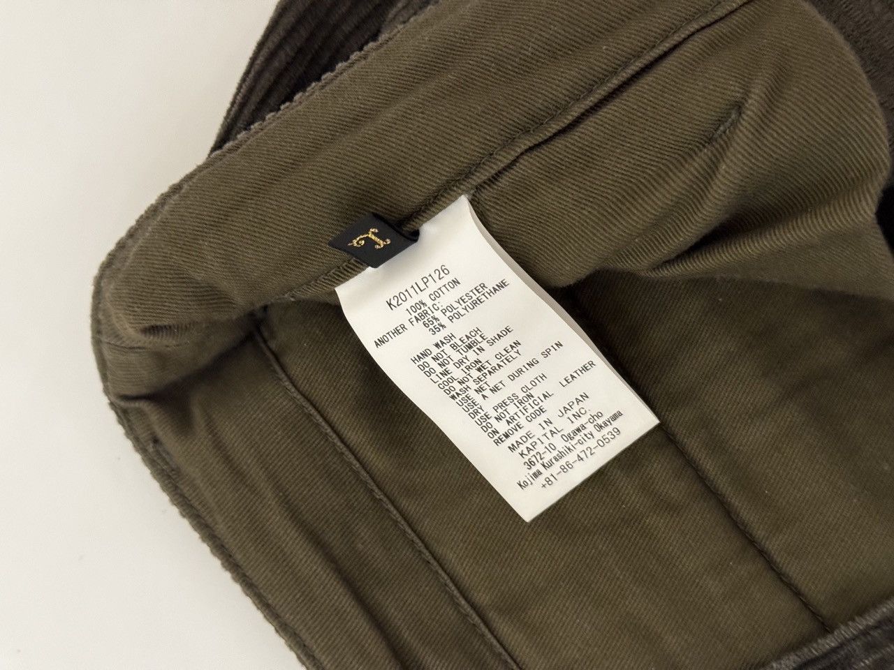 Kapital Kountry Kapital Kountry Corduroy Cargo Pants Size US 35 - 5 Thumbnail