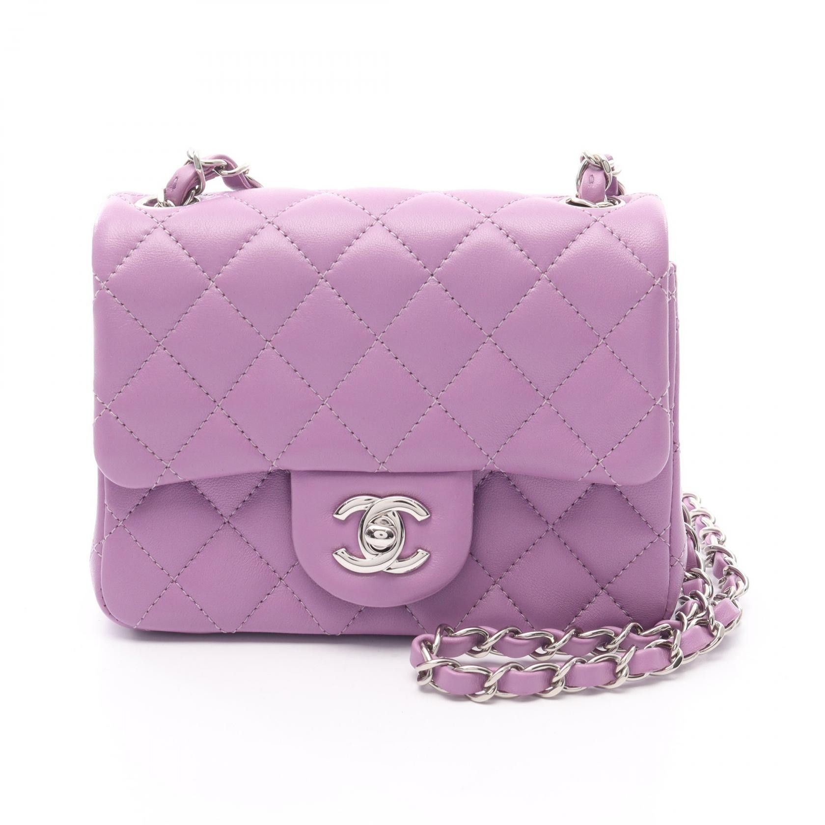 Chanel Chanel Chanel Mini Matelasse Lambskin Shoulder Bag Leather Shoulder Bag A35200 Size ONE SIZE - 1 Thumbnail