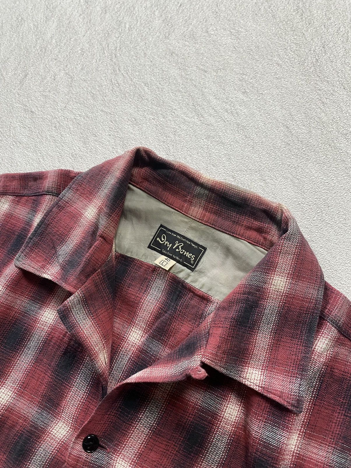 Dry Bones × Japanese Brand × Toyo Enterprises Dry Bones Plaid Flannel Shirt Size US L / EU 52-54 / 3 - 3 Thumbnail