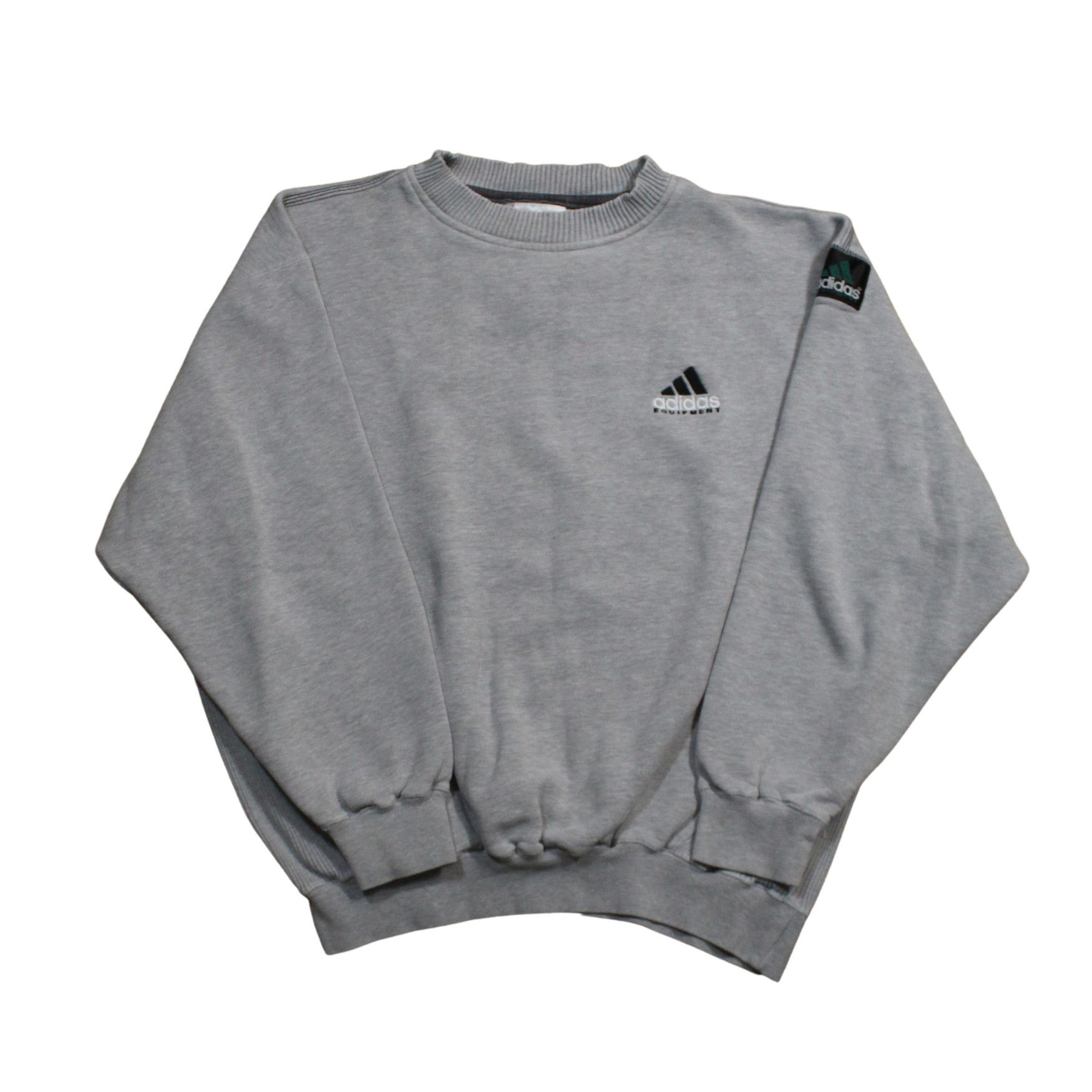 Adidas Adidas Equipment Grey Crewneck Vintage Size US L / EU 52-54 / 3 - 1 Thumbnail