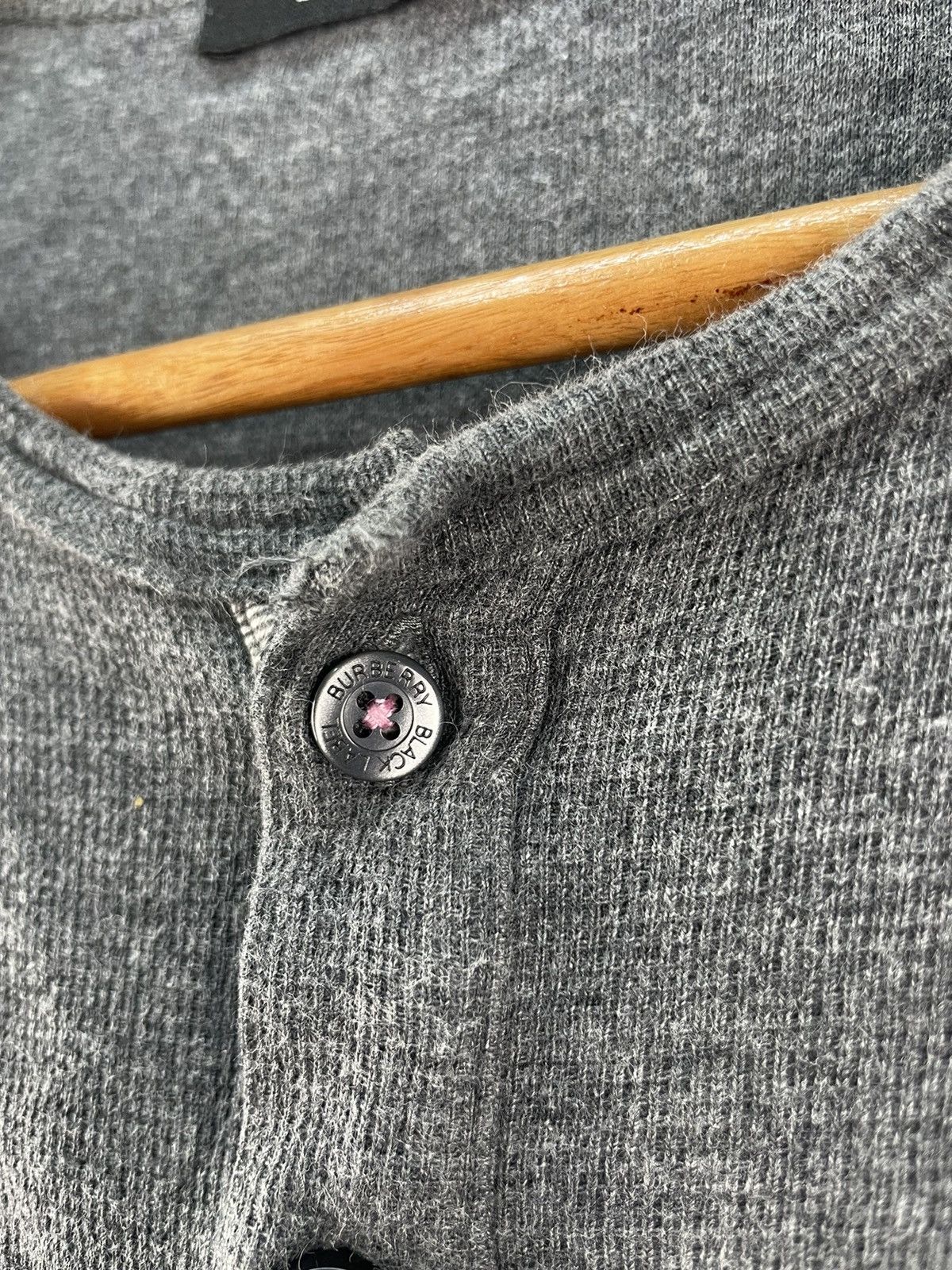 Burberry Vintage Burberry Tshirt Half Button Grey Size M Size US M / EU 48-50 / 2 - 3 Thumbnail