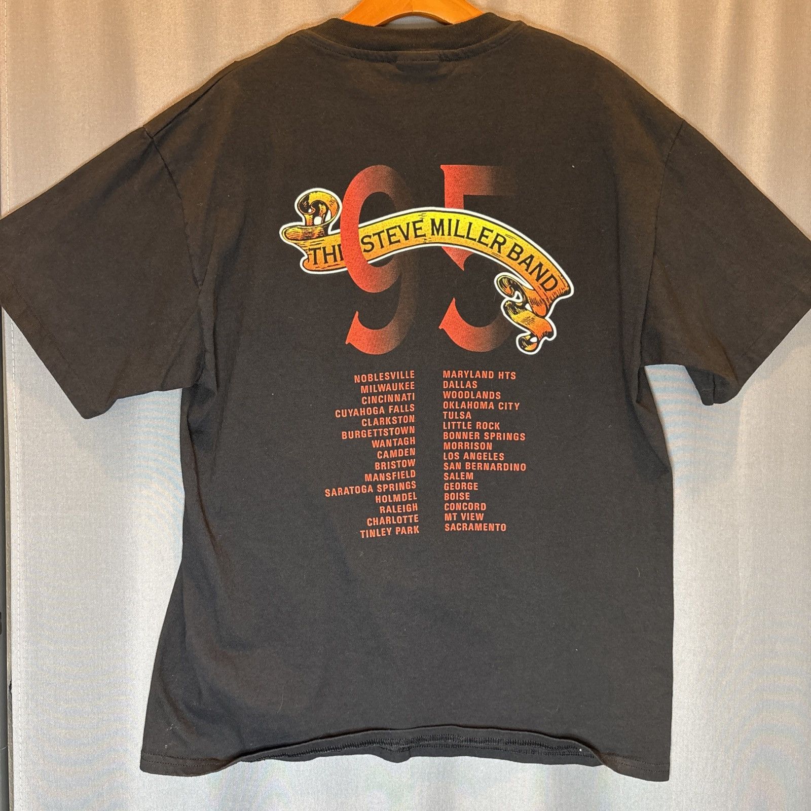 Band Tees Steve Miller Band 50th Anniversary Tour Shirt Fly Like Eagle Size US L / EU 52-54 / 3 - 3 Thumbnail