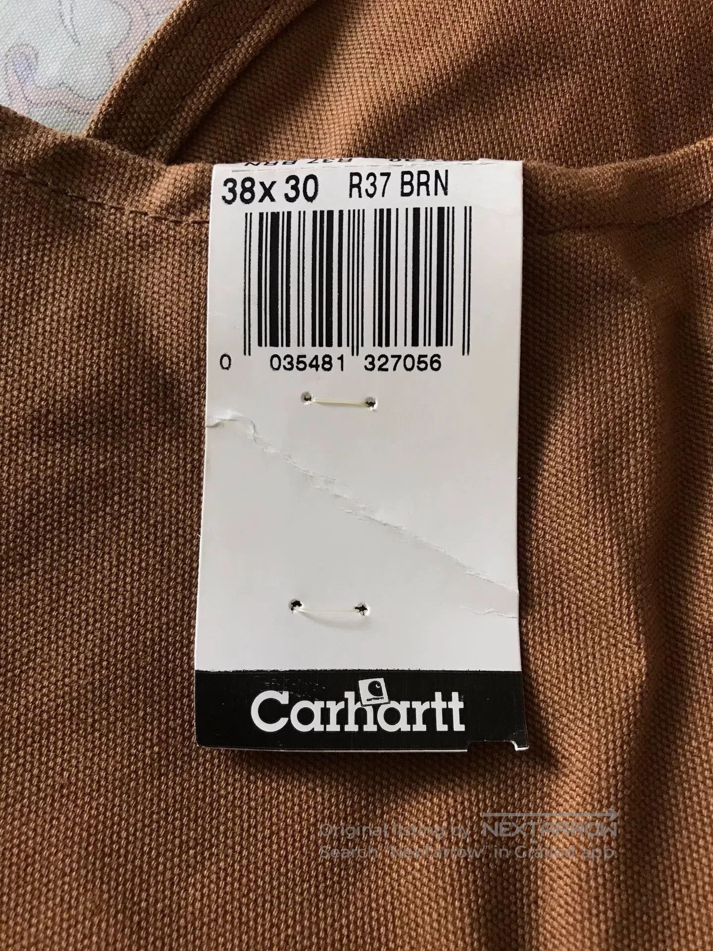 Carhartt Carhartt R37 Brown Overalls W38L30. Size US 38 / EU 54 - 8 Thumbnail
