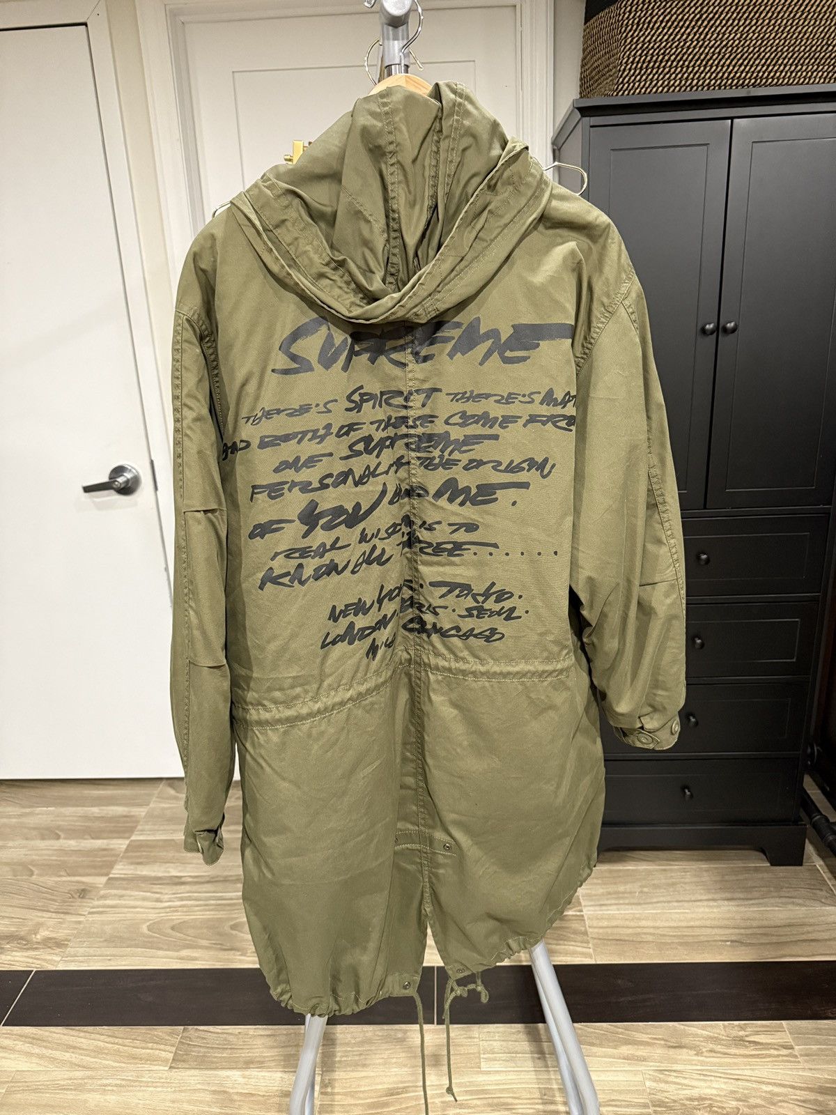 Supreme Futura Fishtail Parka S olive 【公式通販】