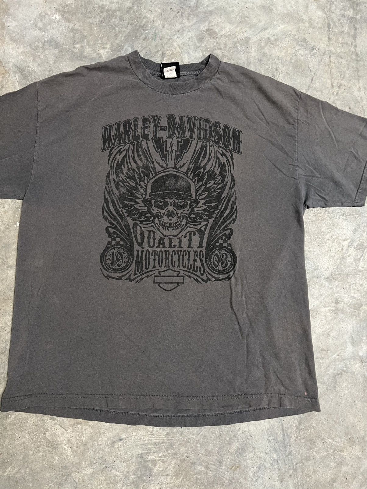 Harley Davidson black and gray, Harley Davidson T Shirt Size US XL / EU 56 / 4 - 1 Thumbnail