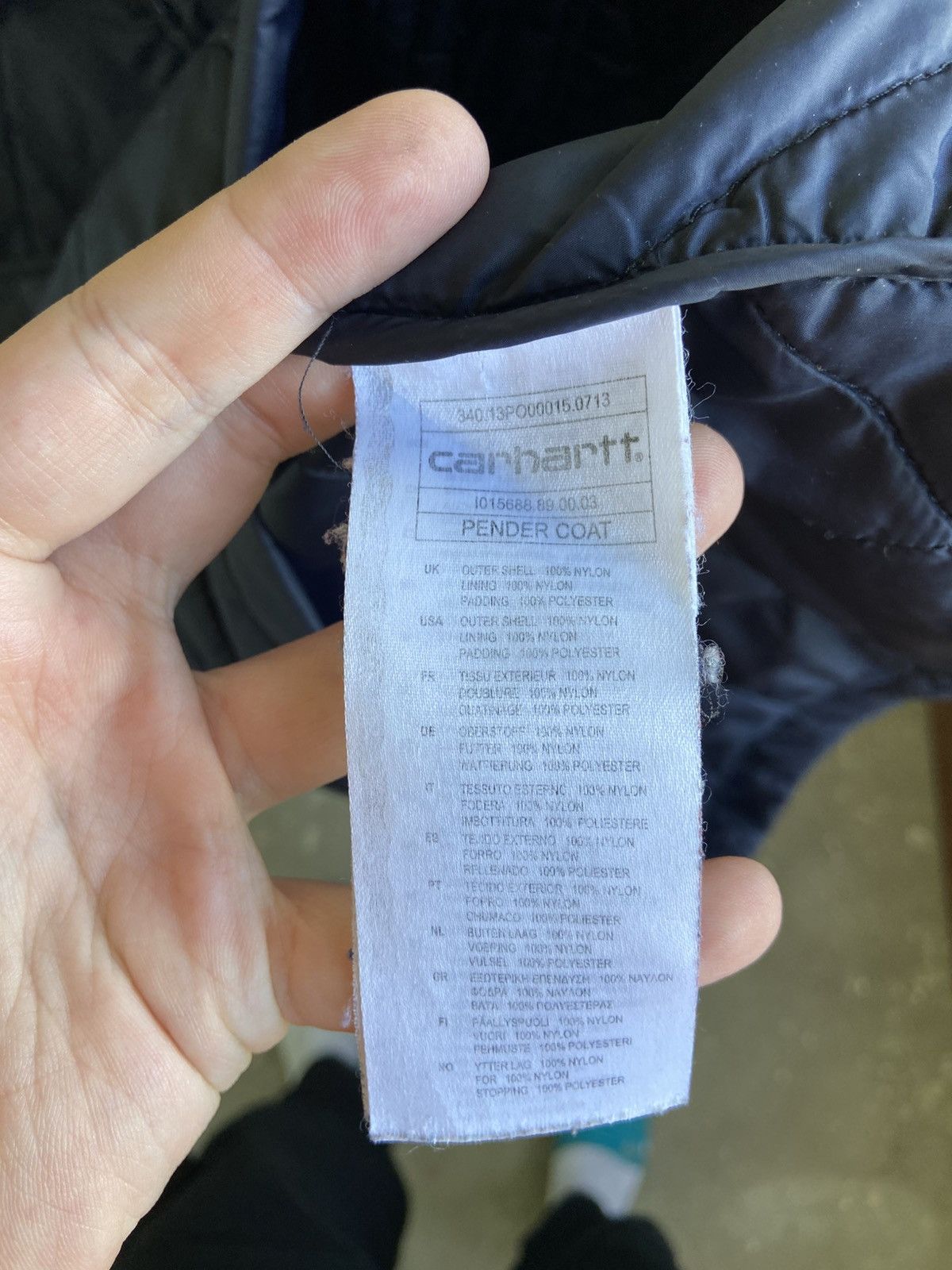 Carhartt Wip Carhartt WIP Pender Coat Quilted Jacket Size US L / EU 52-54 / 3 - 10 Thumbnail