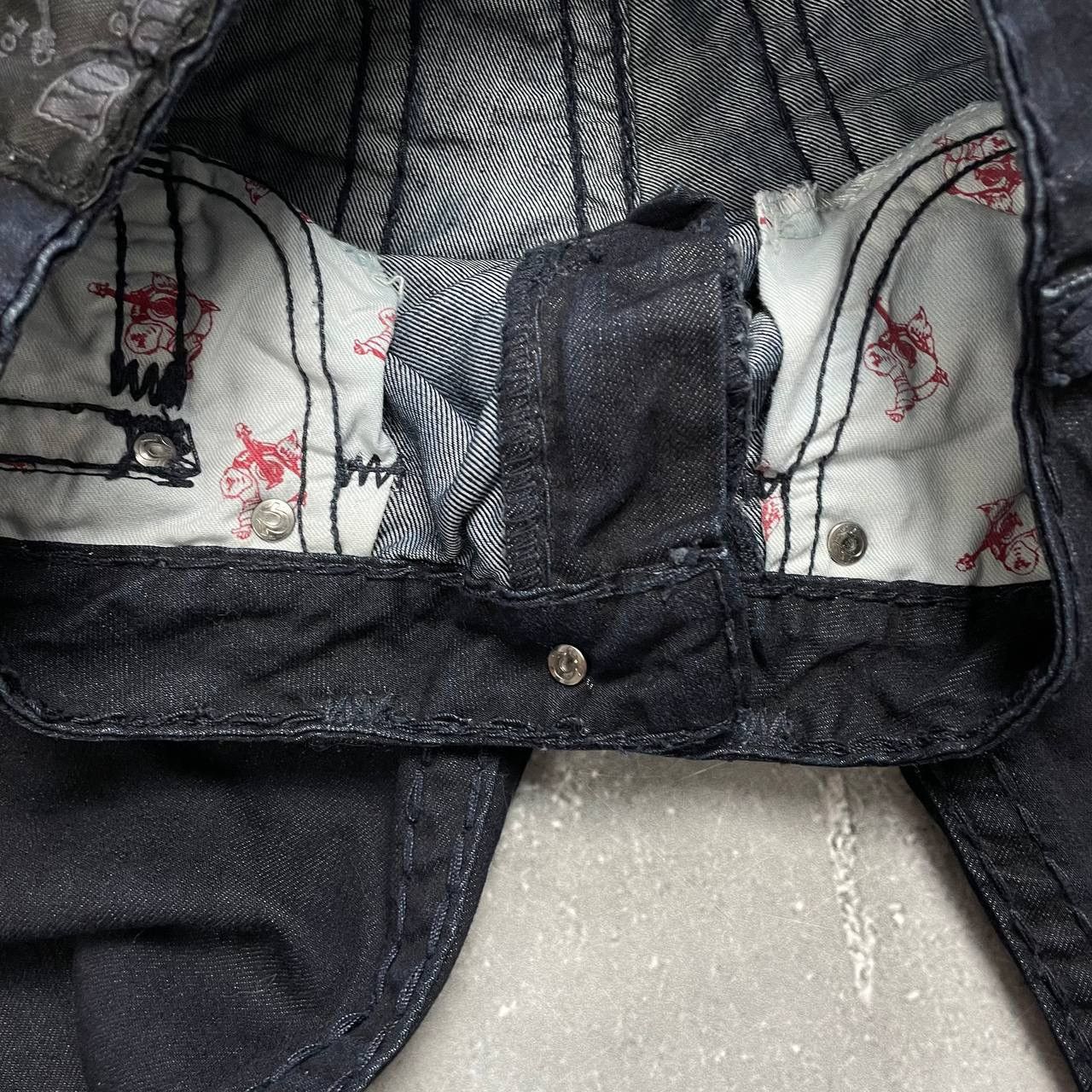 True Religion True Religion Julie Super T Skinny Jeans Women’s Blue Size 29" - 19 Thumbnail