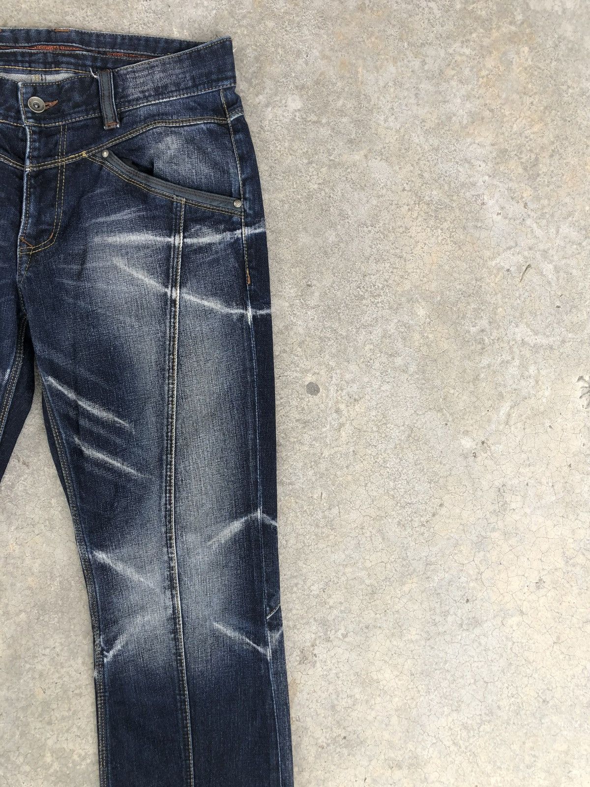 If Six Was Nine Nicole Club Flared Jeans Distressed Jeans Size US 32 / EU 48 - 5 Thumbnail