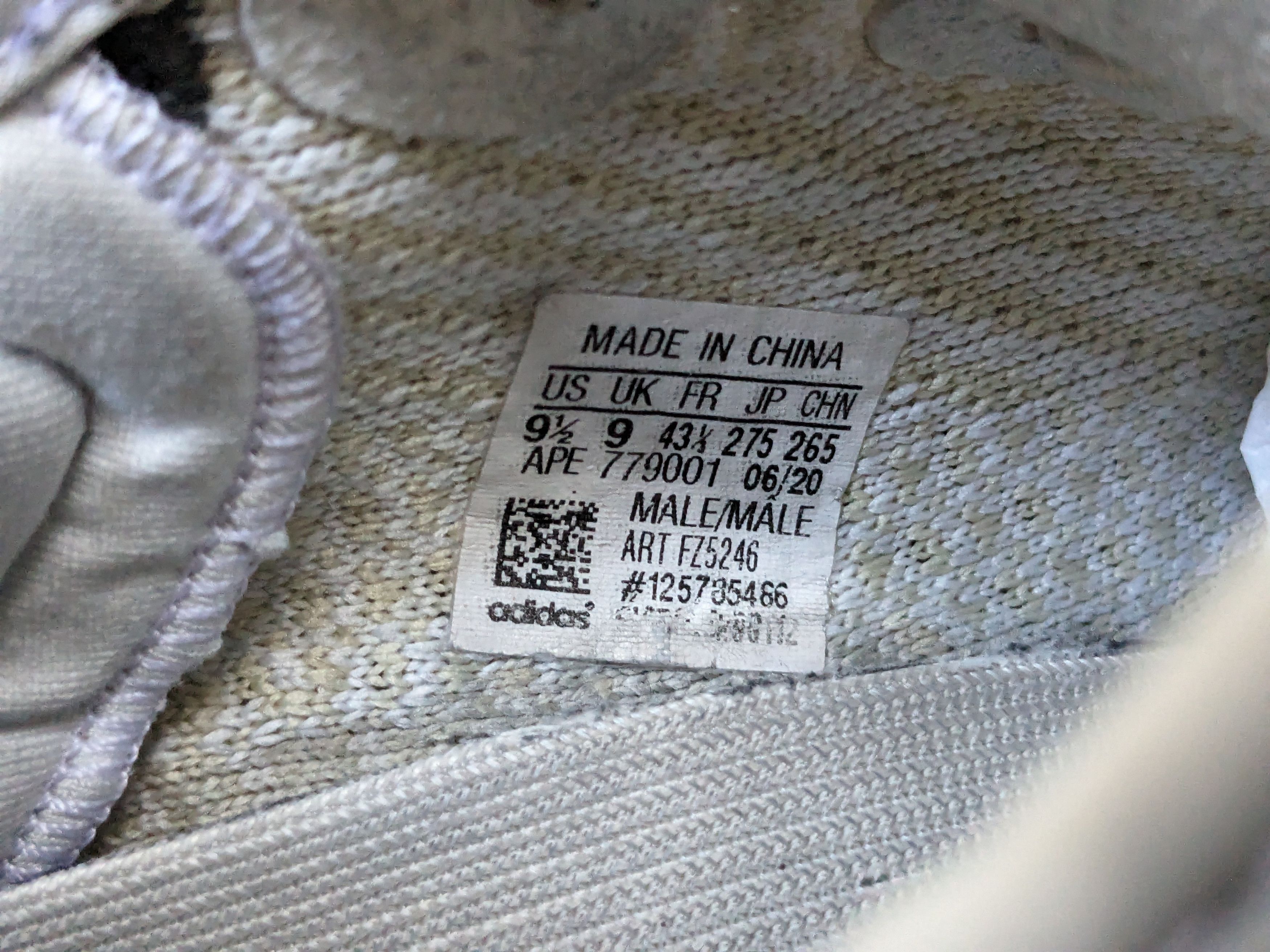 Adidas × Kanye West adidas Yeezy Boost 350 V2 Natural 9.5 FZ5246 Gray Kanye West Size US 9.5 / EU 42-43 - 7 Thumbnail
