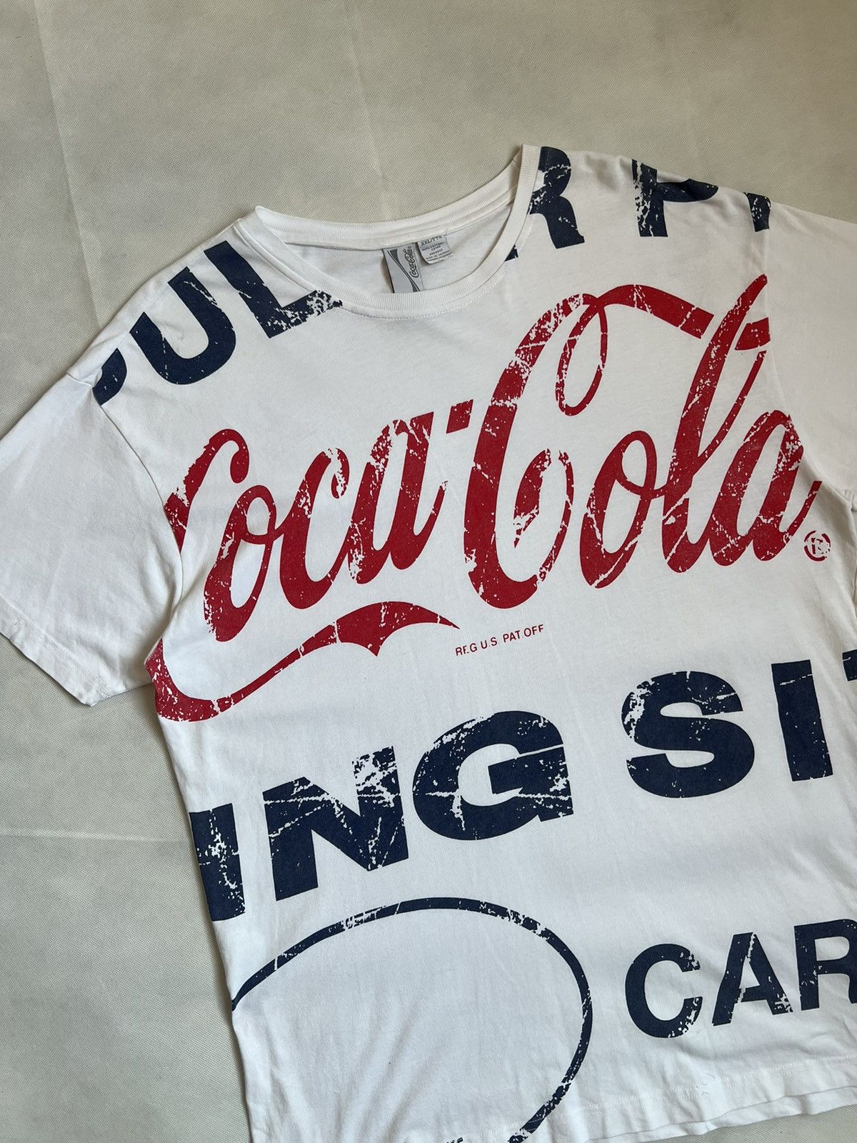 Coca Cola Vintage Coca Cola Full Print Plus Deposit Tees Size US XXL / EU 58 / 5 - 5 Thumbnail