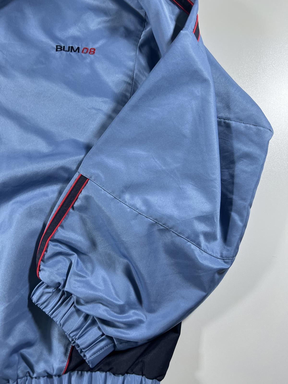 B.U.M Equipment Vintage b.u.m. Equipment Men's Blue Windbreaker Jacket M Size US M / EU 48-50 / 2 - 5 Thumbnail