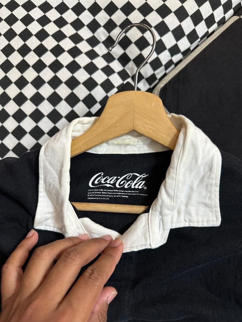 Coca Cola × GU GU COCA COLA RUGBY SHIRT Size US L / EU 52-54 / 3 - 2 Thumbnail