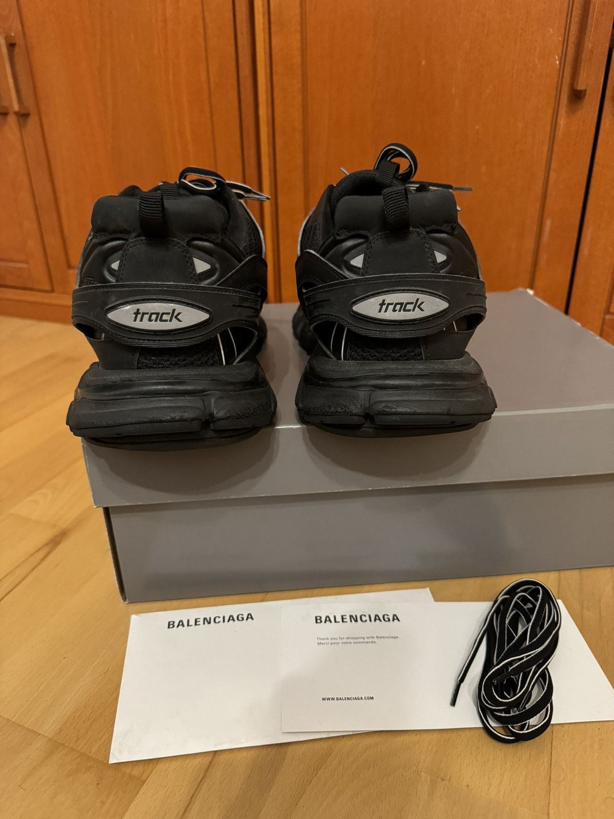 Balenciaga Balenciaga Triple Black Track Size US 14 / EU 47 - 9 Thumbnail
