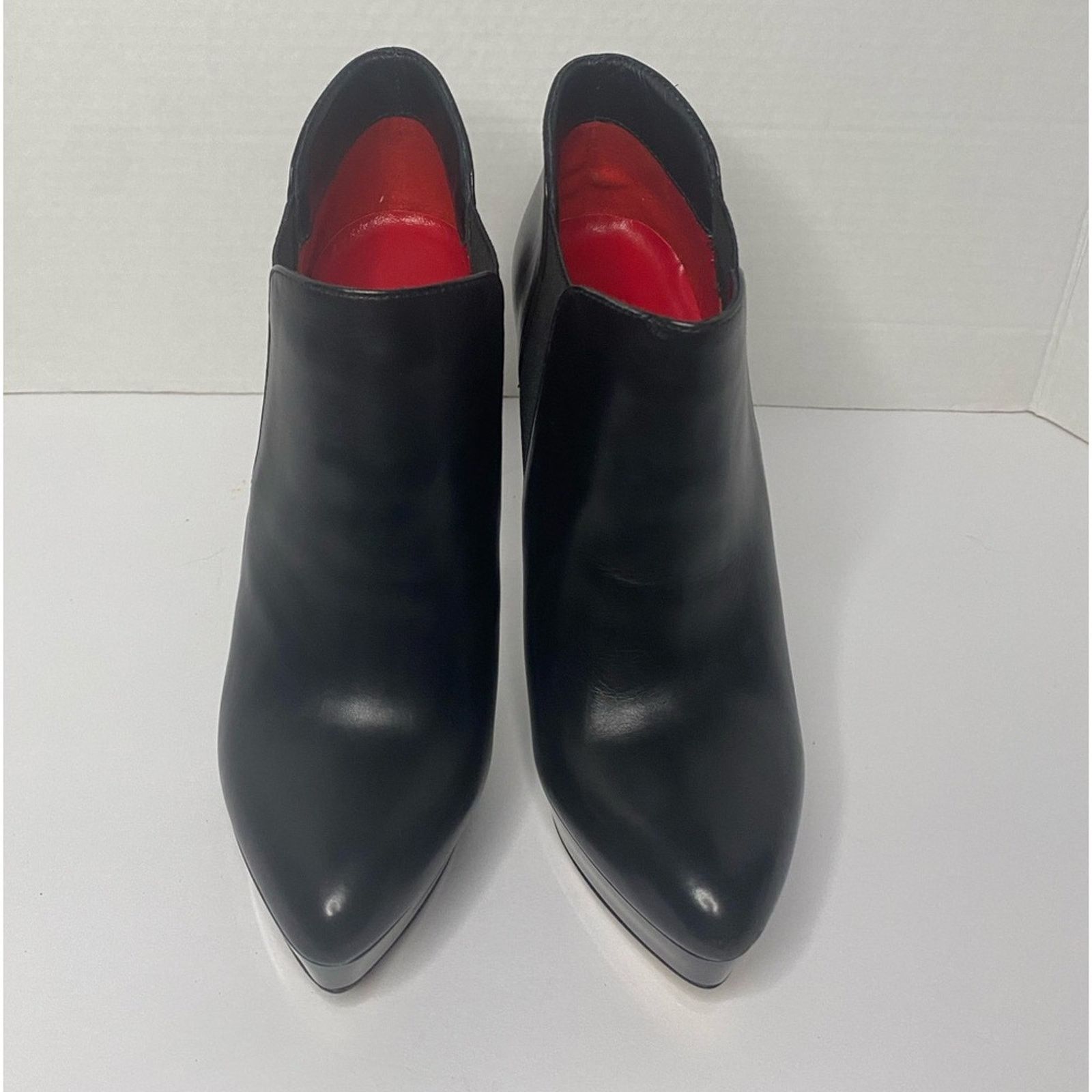 Paciotti Cesare Paciotti black ankle boot w/ elastic side & platform Size US 6 / IT 36 - 1 Thumbnail